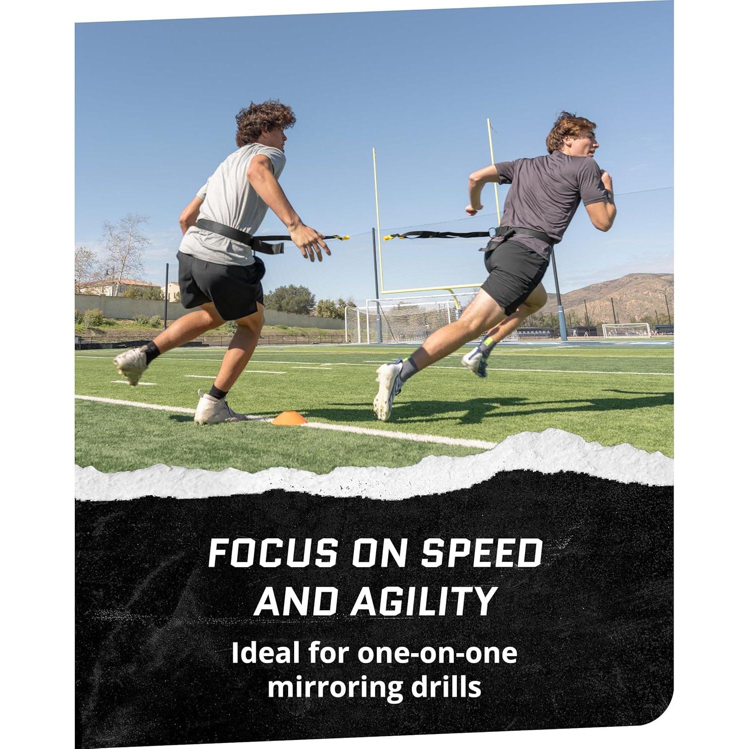 Cinturón de Agilidad Doble SKLZ - Entrenador de Velocidad y Reacción