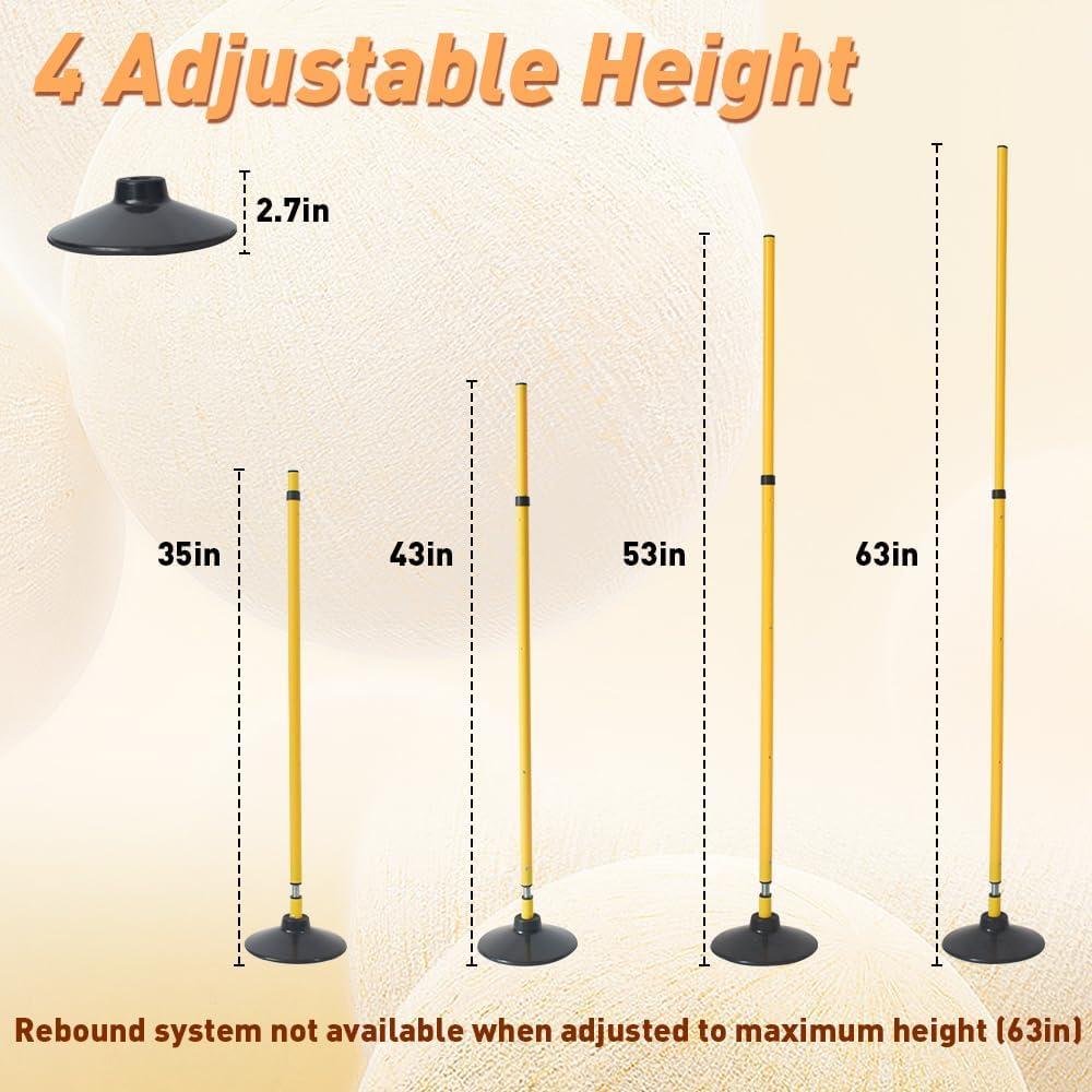 Postes de Entrenamiento de Agilidad Morimoe AP-413 Ajustables