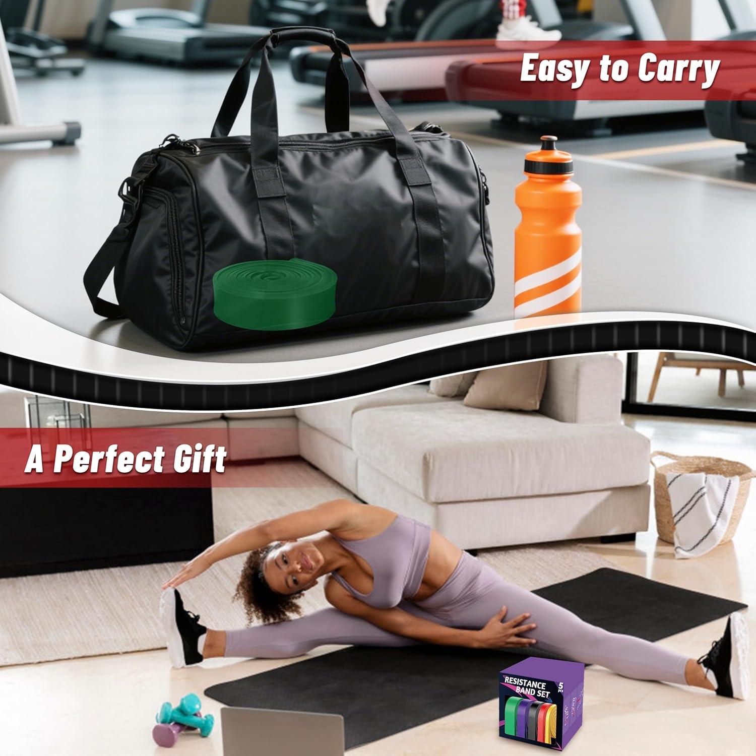 Bandas de Resistencia Jamestry 5-125LBS para Ejercicio