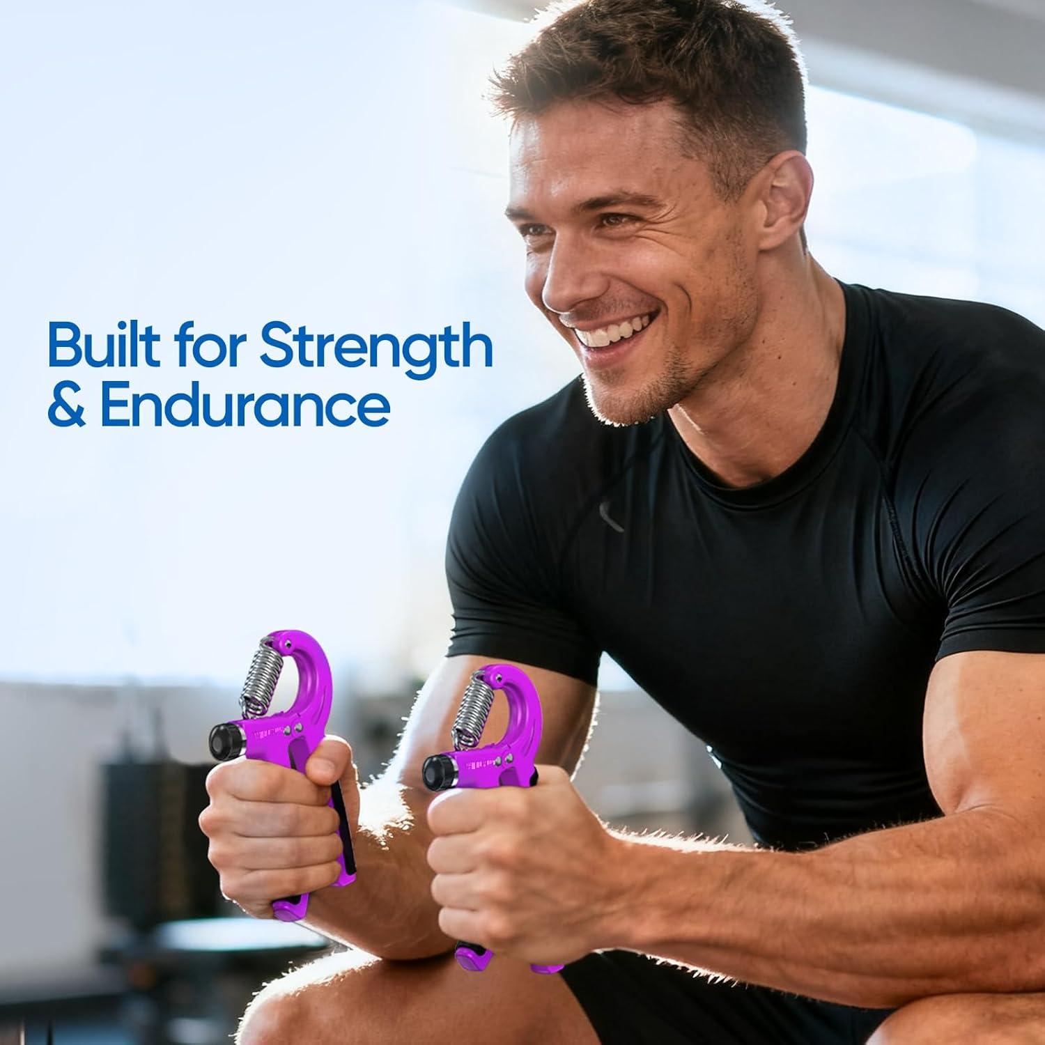 FitBeast Entrenador de Fuerza de Agarre Doble Ajustable 4.5-60 kg