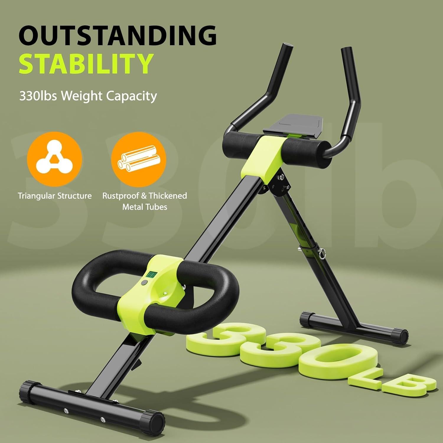 Máquina de Abdominales VISLIM Plegable con Monitor LCD