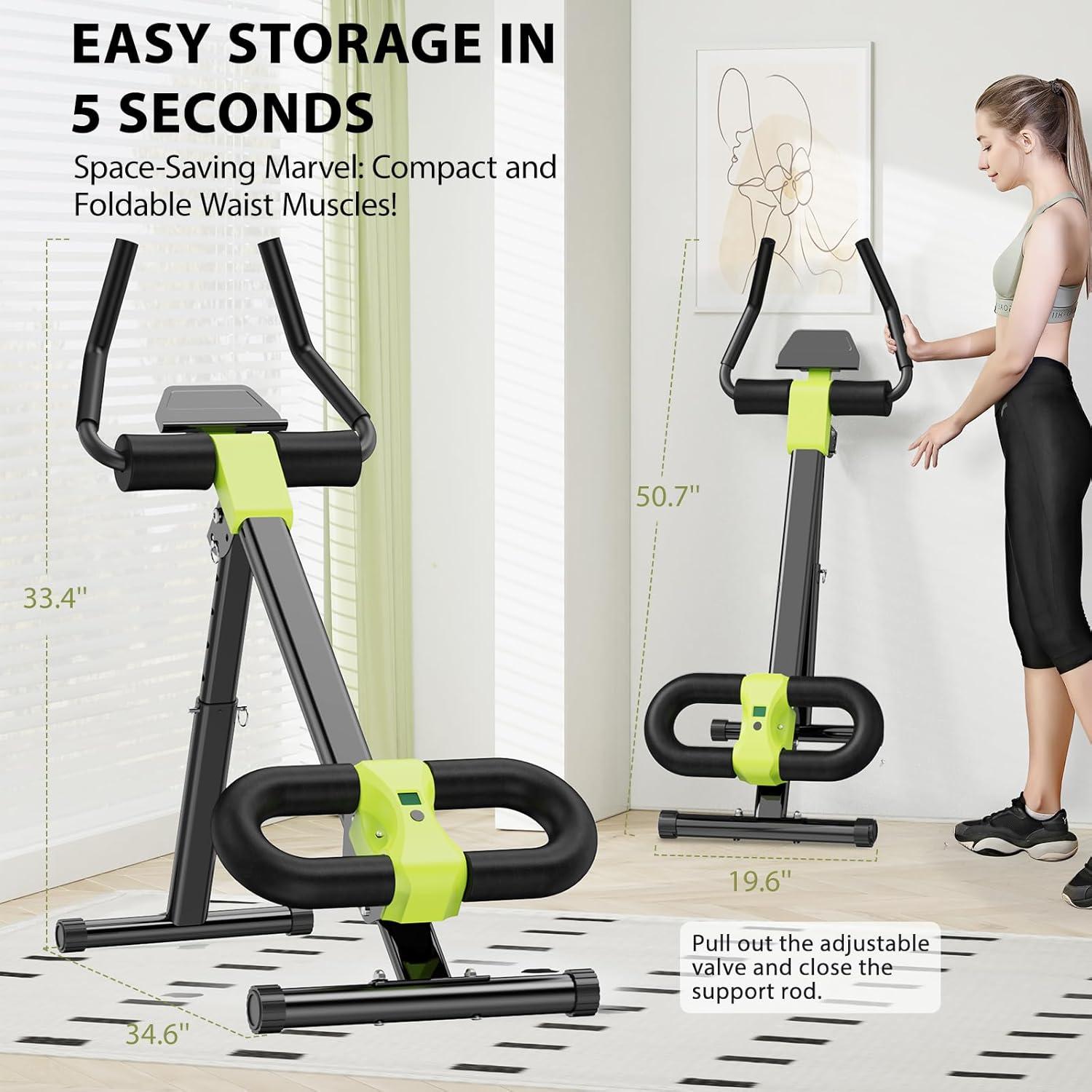 Máquina de Abdominales VISLIM Plegable con Monitor LCD