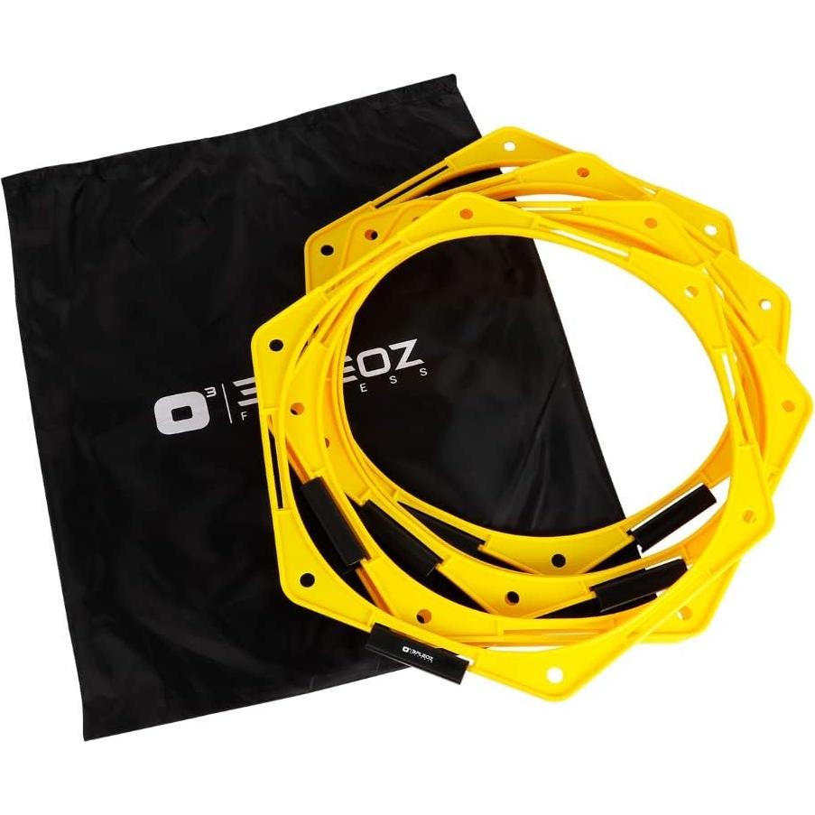 Juego de Anillos de Agilidad Hexagon 3PLEOZ - 6 Piezas con Bolsa