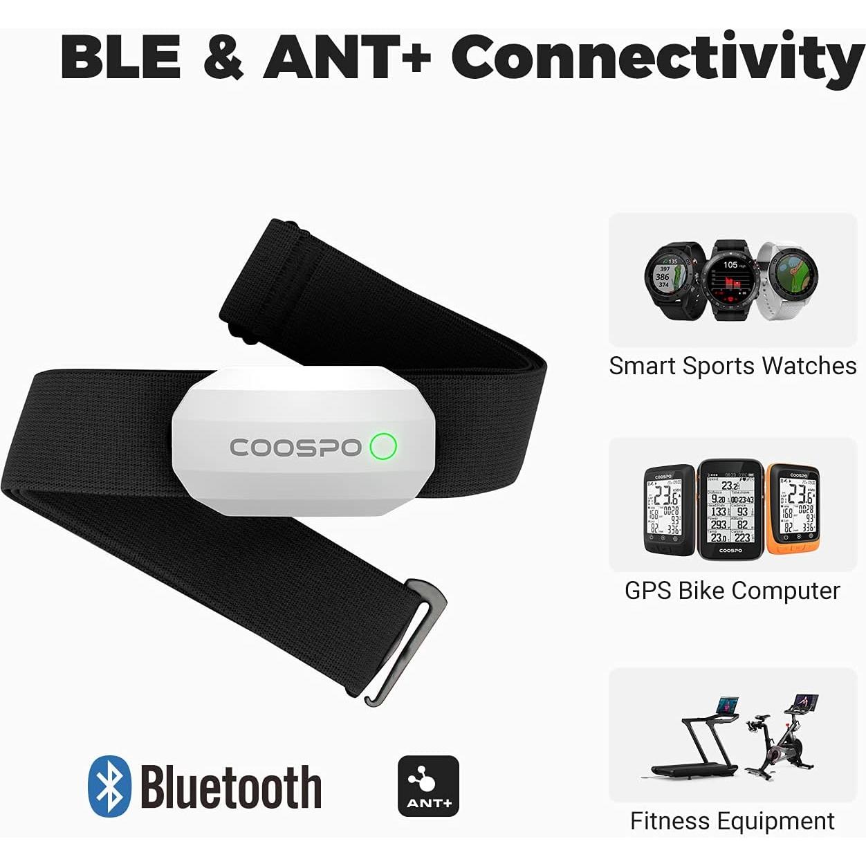 Monitor de Frecuencia Cardíaca CooSpo H808S Bluetooth IP67