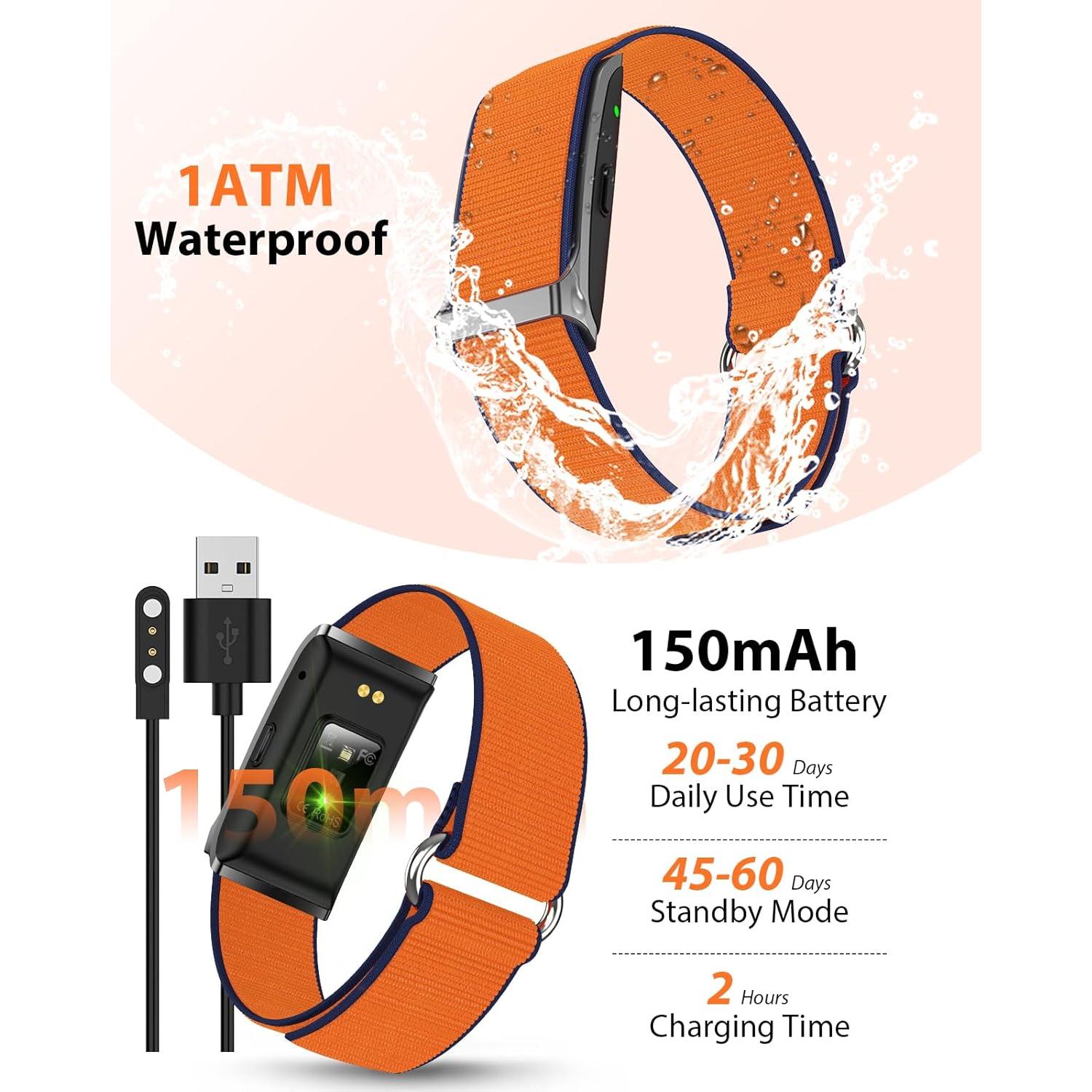 Pulsera Inteligente EGQINR con Monitoreo de Salud 24H