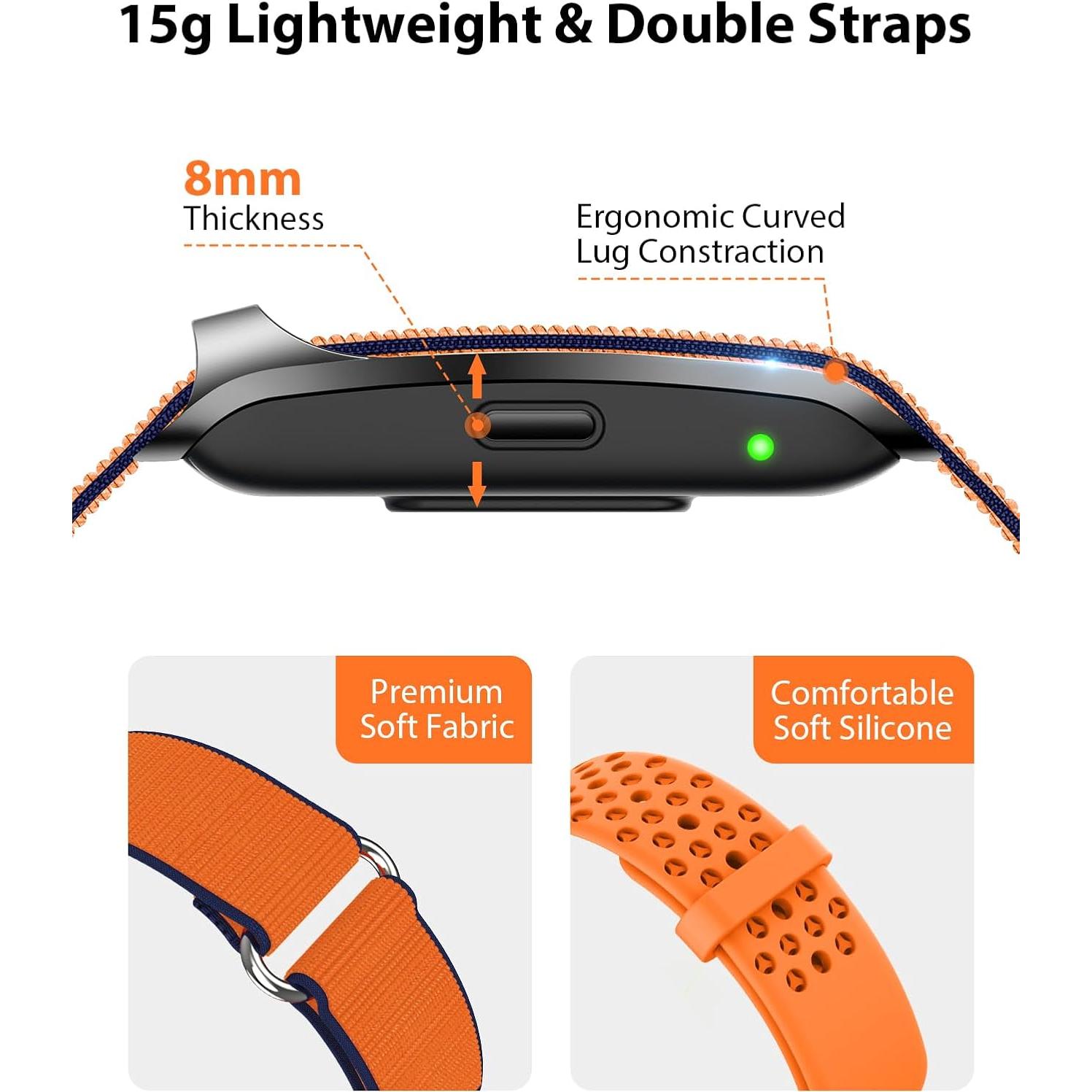 Pulsera Inteligente EGQINR con Monitoreo de Salud 24H