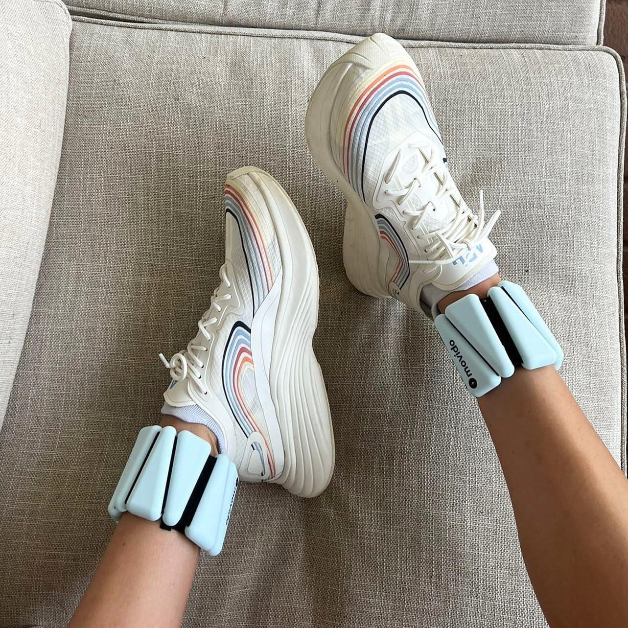 Pesas de Muñeca y Tobillo Movido 0.45 kg Ajustables 2 Pzas