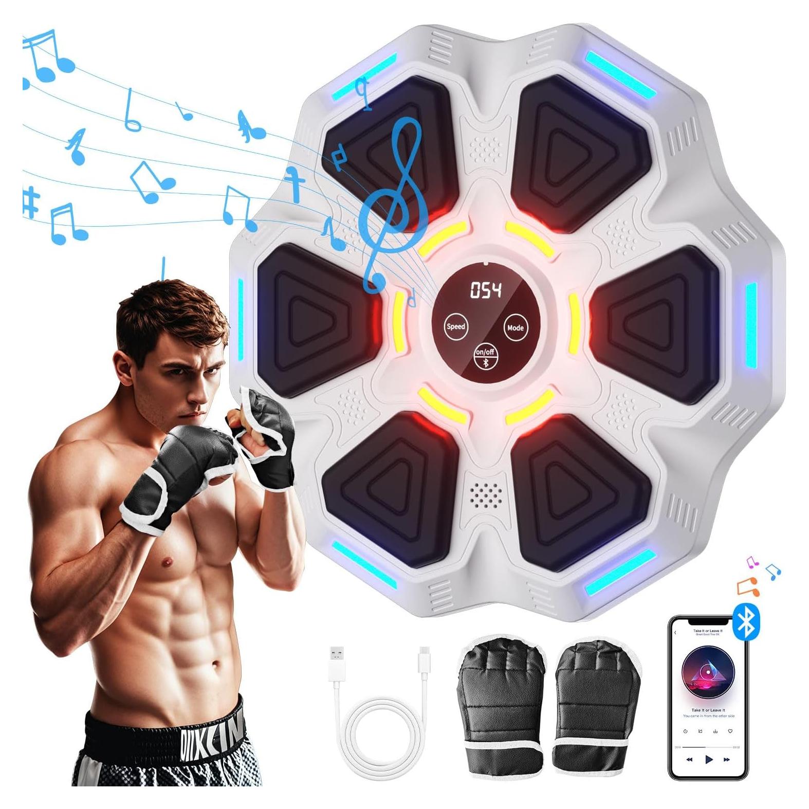 Máquina de Boxeo Musical PURUYE - Entrenador Inteligente Bluetooth