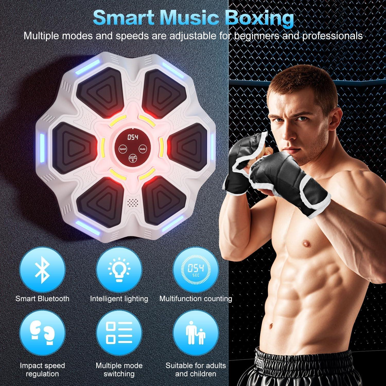 Máquina de Boxeo Musical PURUYE - Entrenador Inteligente Bluetooth
