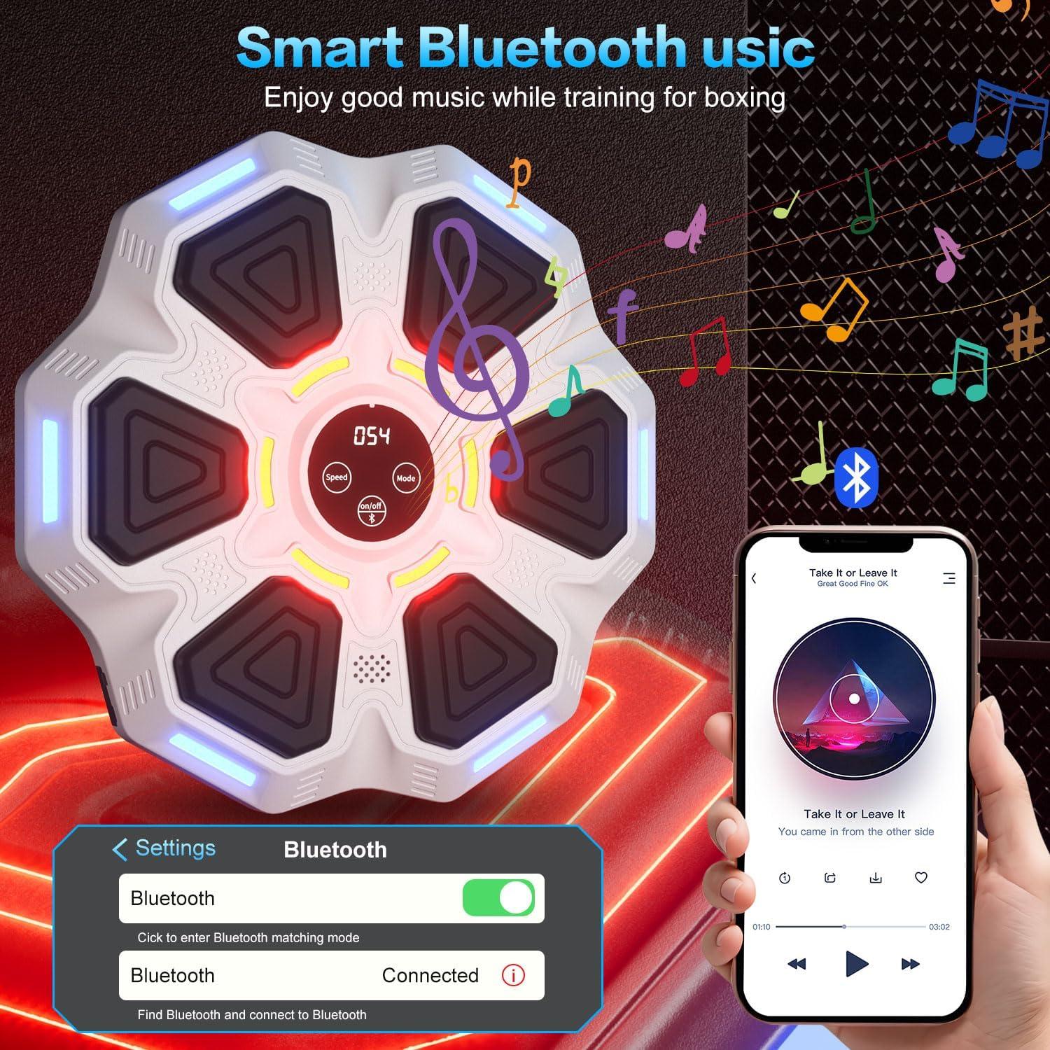 Máquina de Boxeo Musical PURUYE - Entrenador Inteligente Bluetooth
