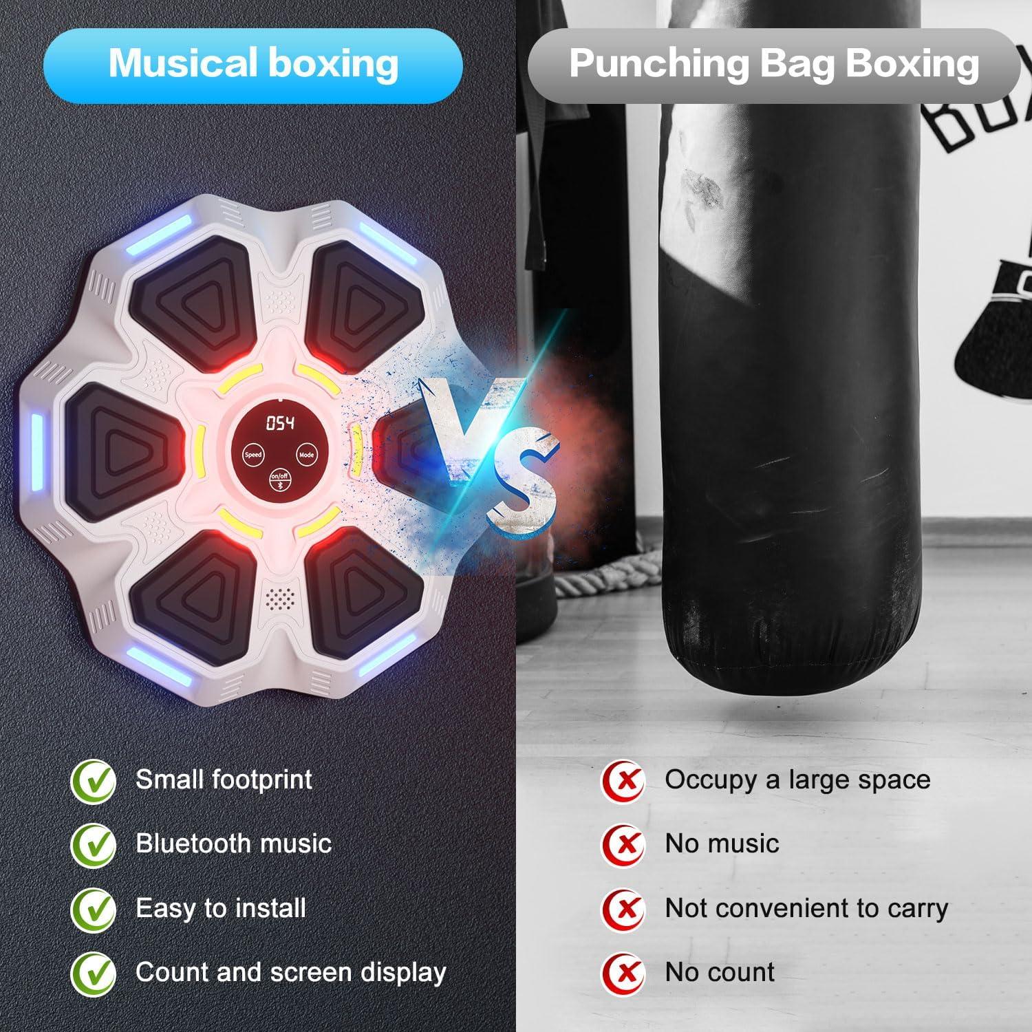 Máquina de Boxeo Musical PURUYE - Entrenador Inteligente Bluetooth