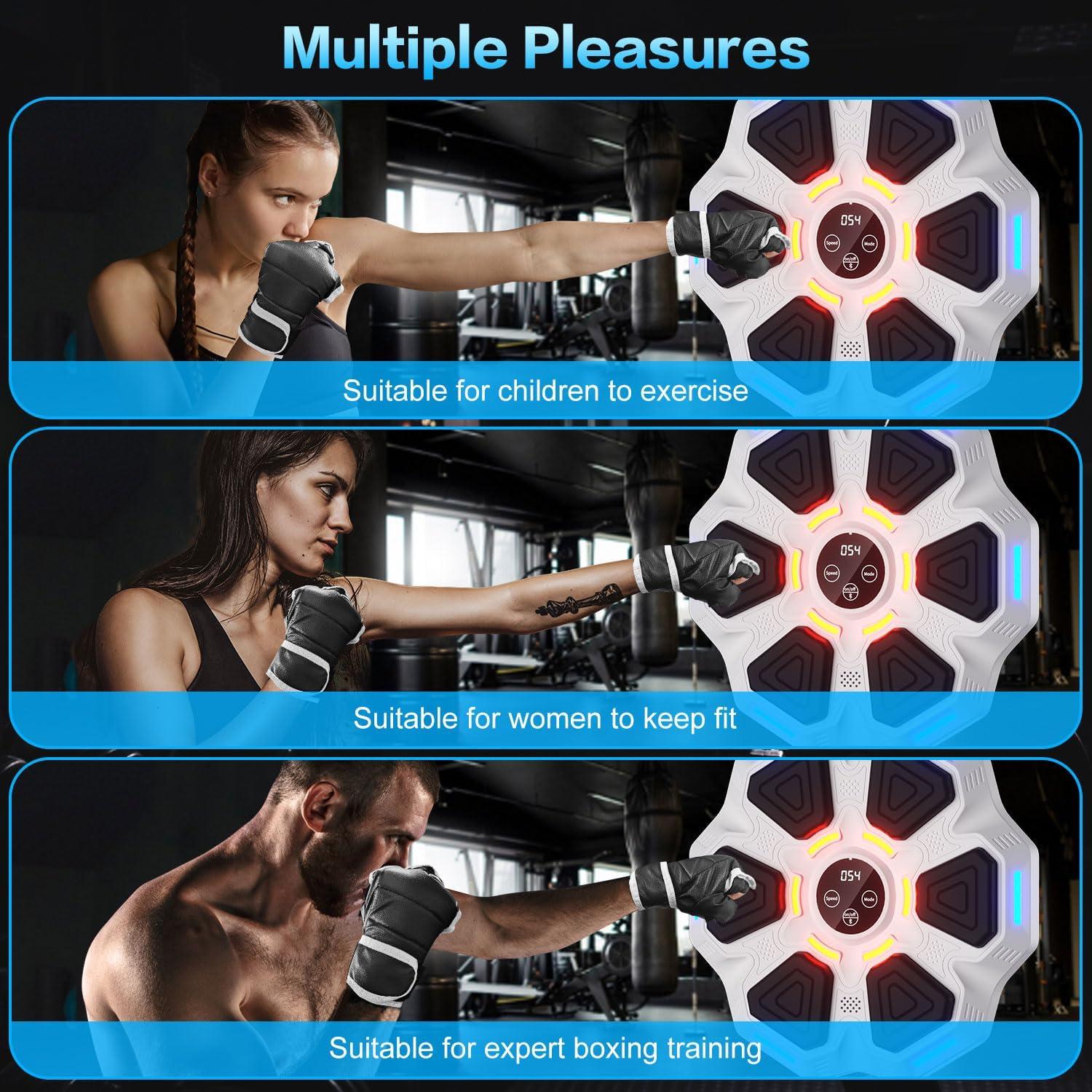 Máquina de Boxeo Musical PURUYE - Entrenador Inteligente Bluetooth