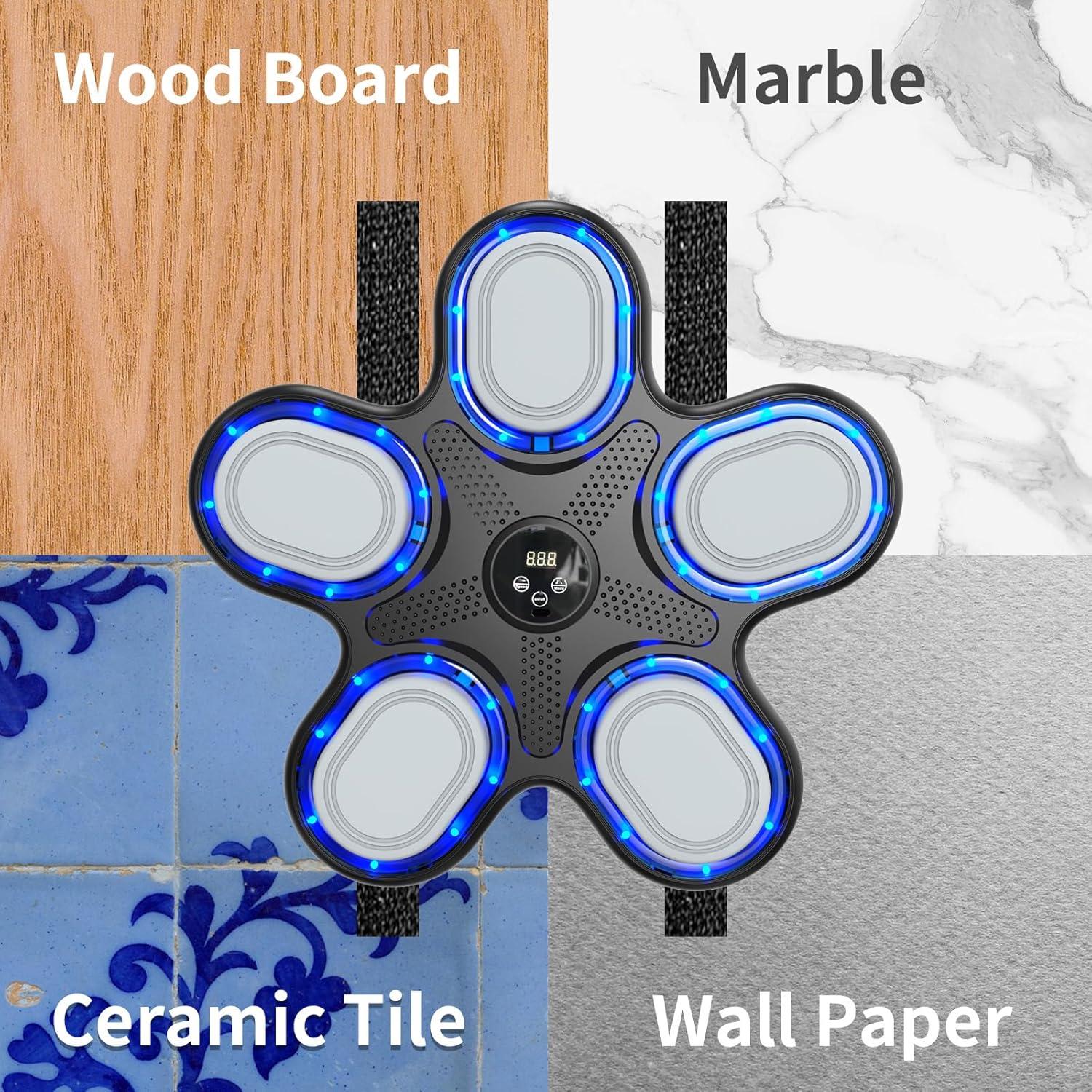 Máquina de Boxeo Musical BNANDXC BNTW02 con Guantes - Entrenamiento en Casa