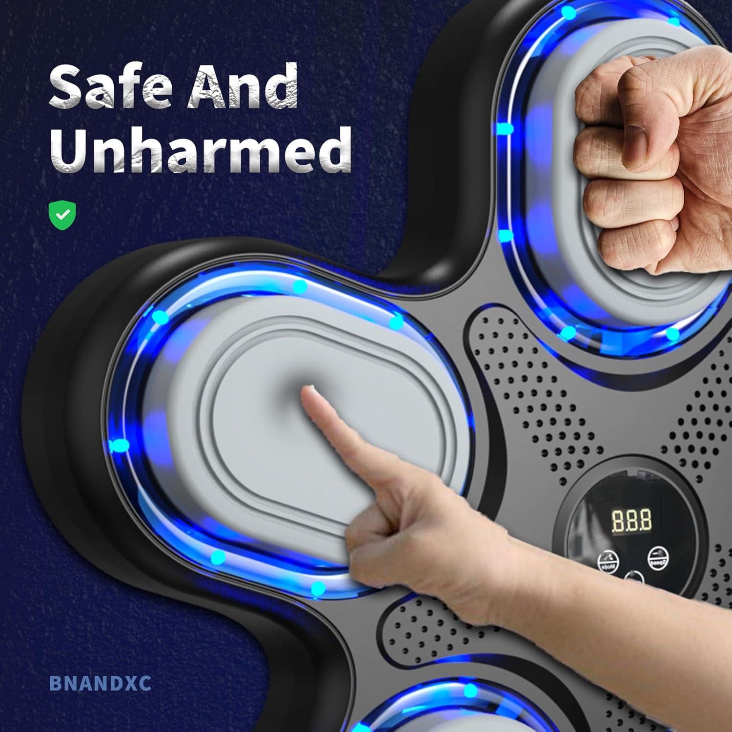 Máquina de Boxeo Musical BNANDXC BNTW02 con Guantes - Entrenamiento en Casa