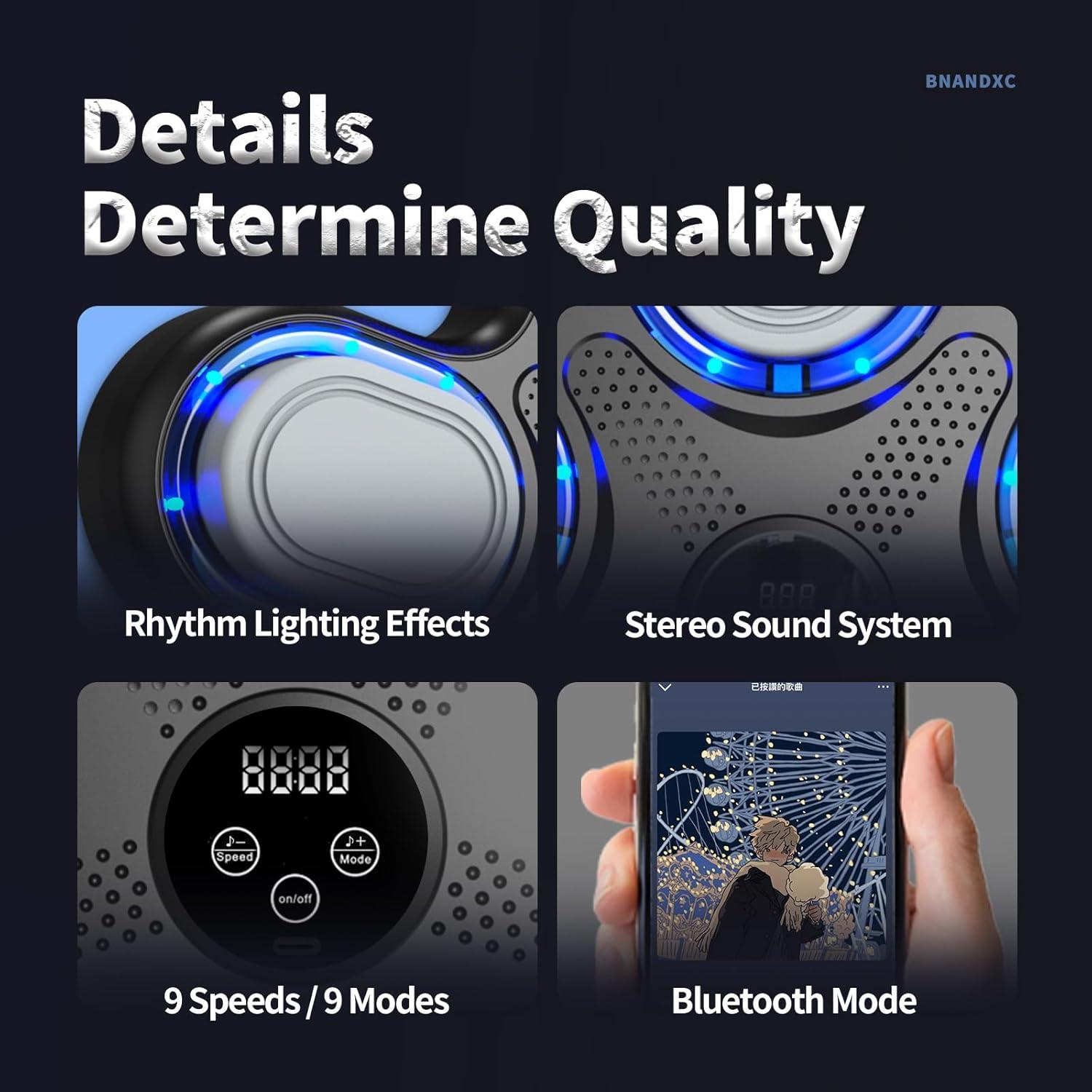 Máquina de Boxeo Musical BNANDXC BNTW02 con Guantes - Entrenamiento en Casa