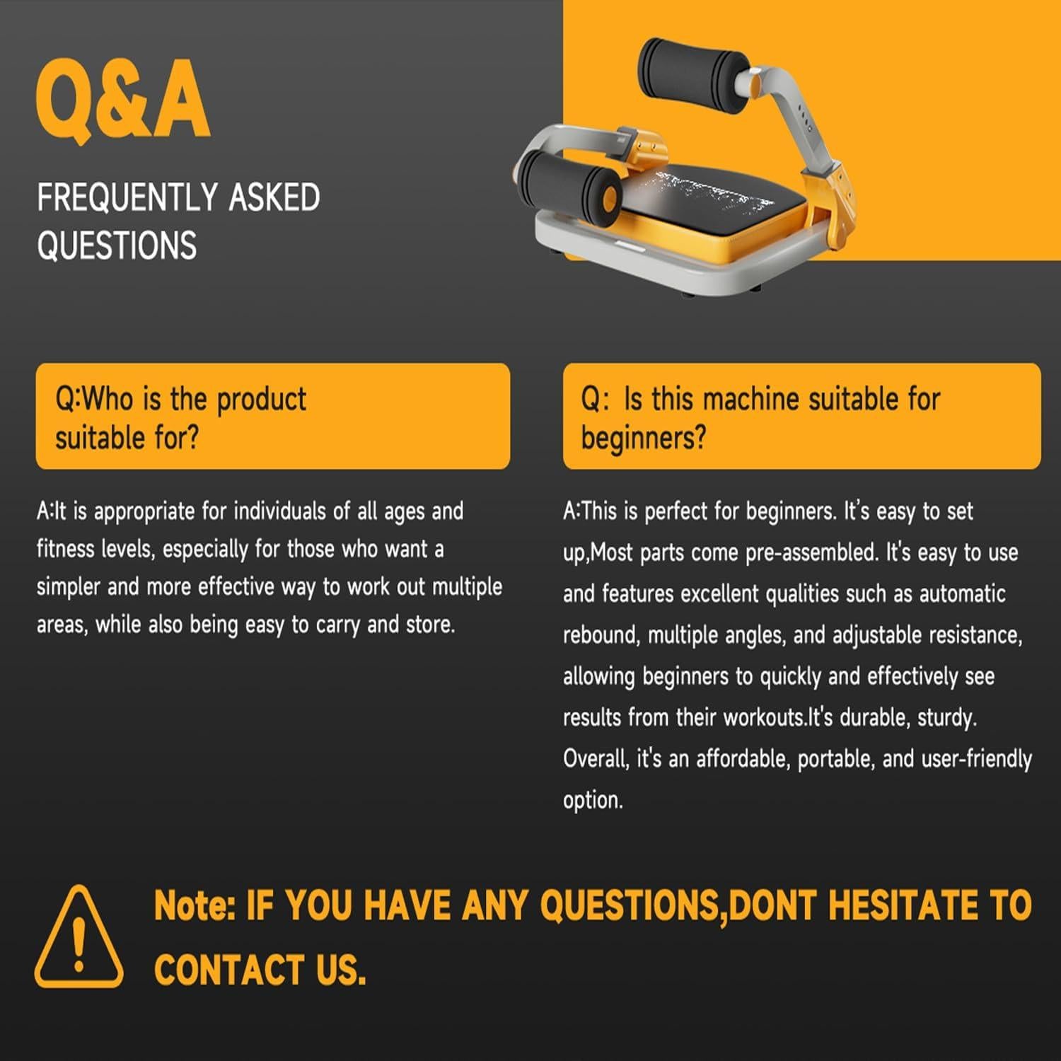 Máquina de Abdominales VTORY FS0101US0901 con 4 Resistencias