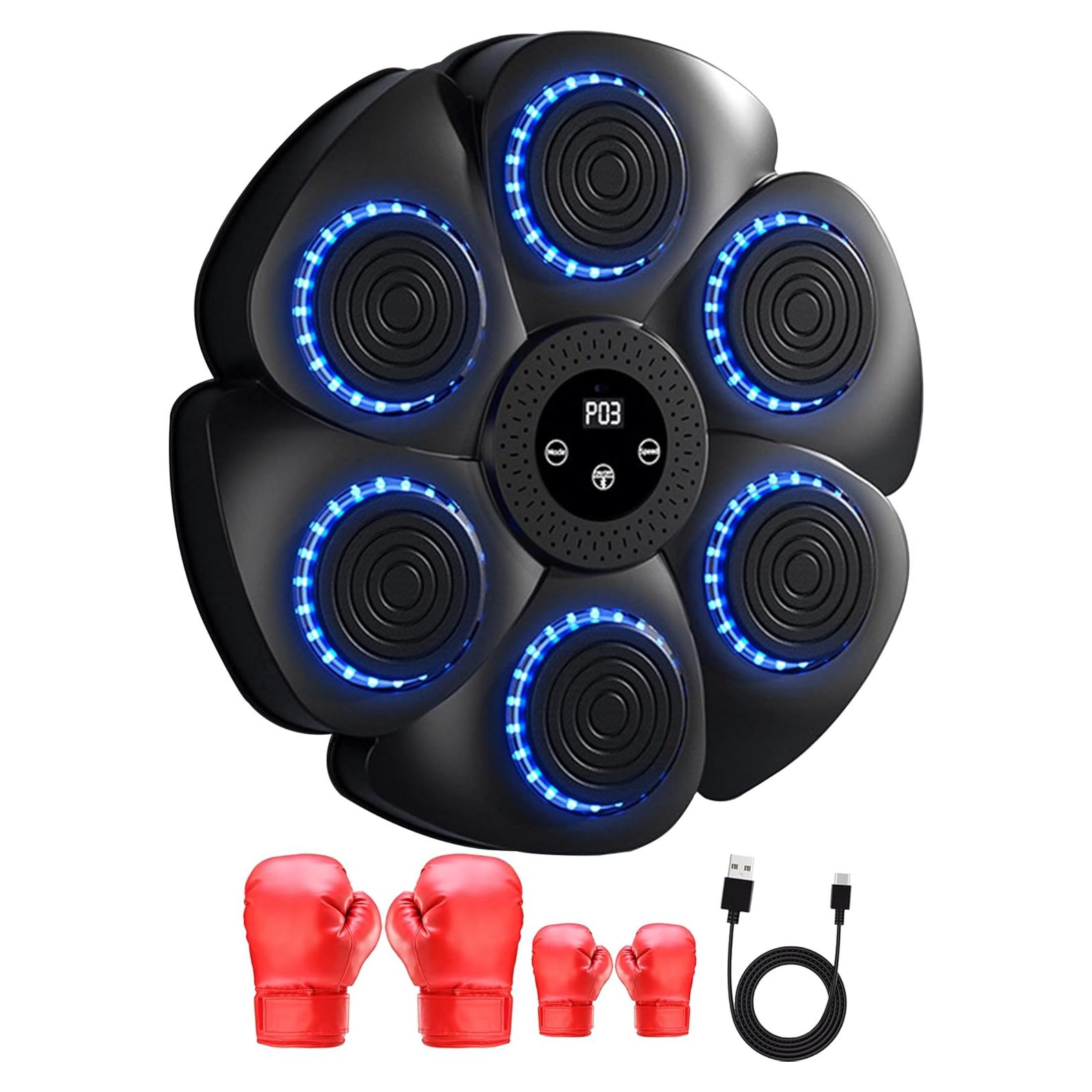 Máquina de Boxeo Musical Tiny Pets QJB-01 con Pantalla Táctil