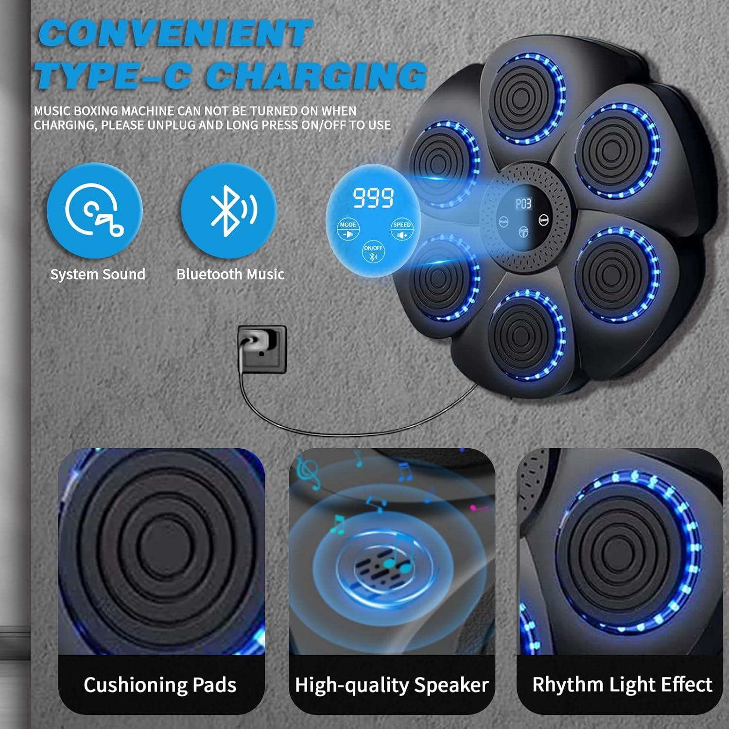 Máquina de Boxeo Musical Tiny Pets QJB-01 con Pantalla Táctil