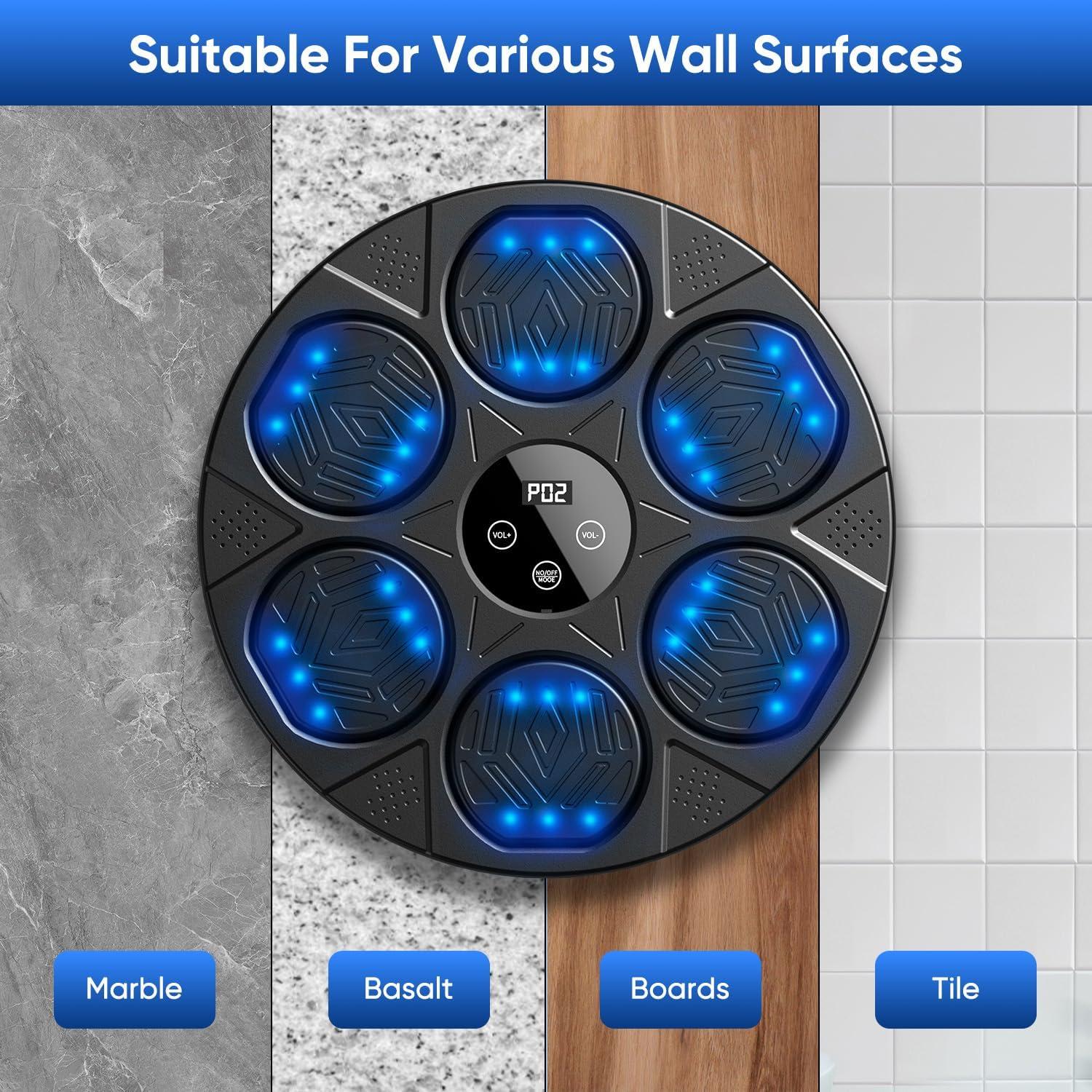 Máquina de Boxeo Musical Meseto QJB-55 con Bluetooth y Guantes