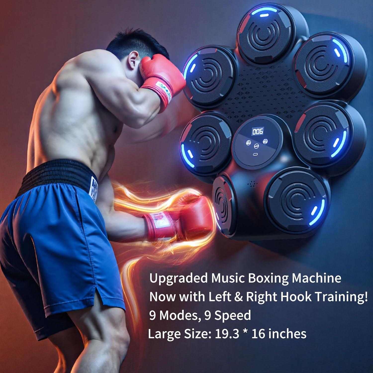 Máquina de Boxeo Musical Inteligente ywduoying 9 Modos 1.81kg