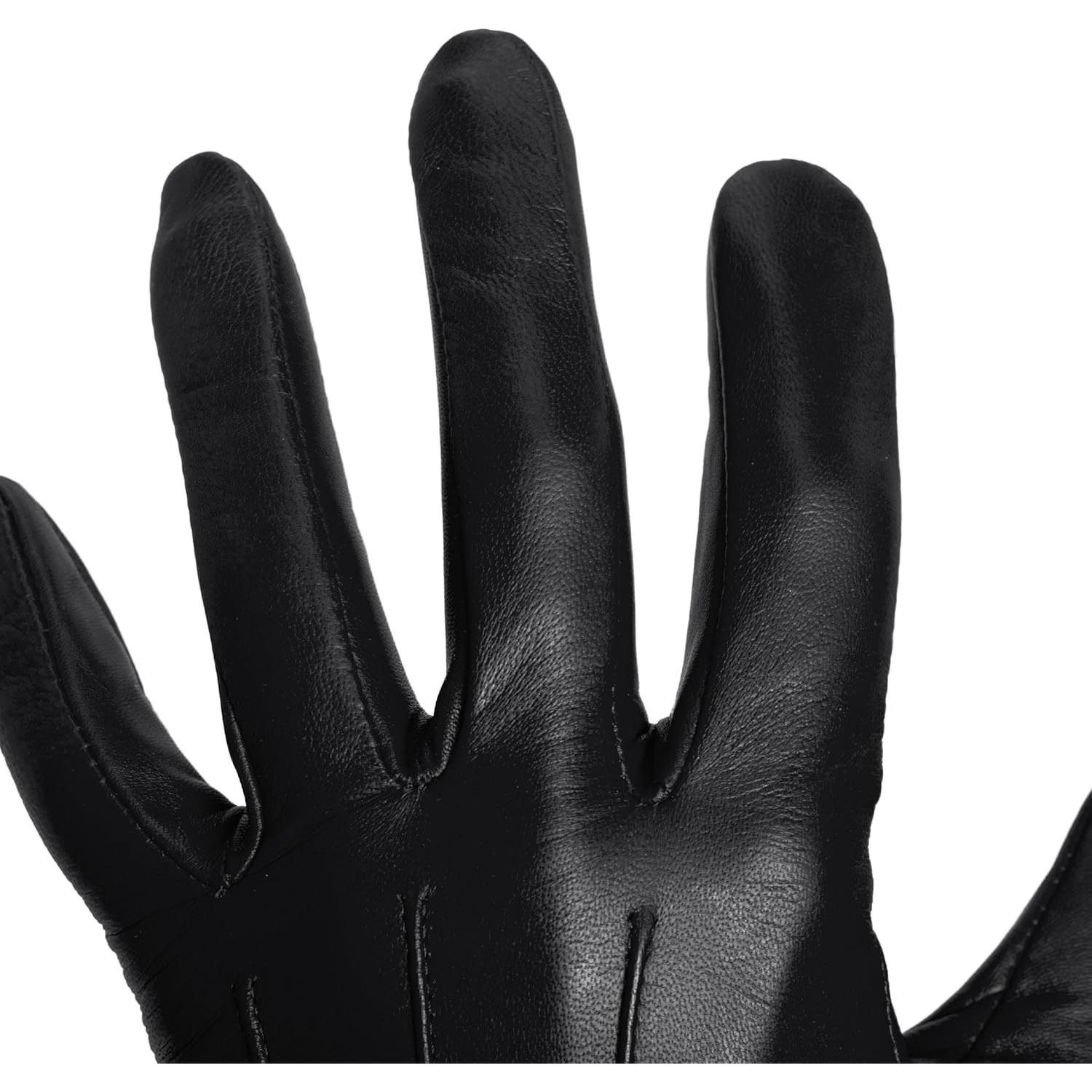 Guante de Cuero Sin Forro Enforcer TD650HP Negro Talla 8