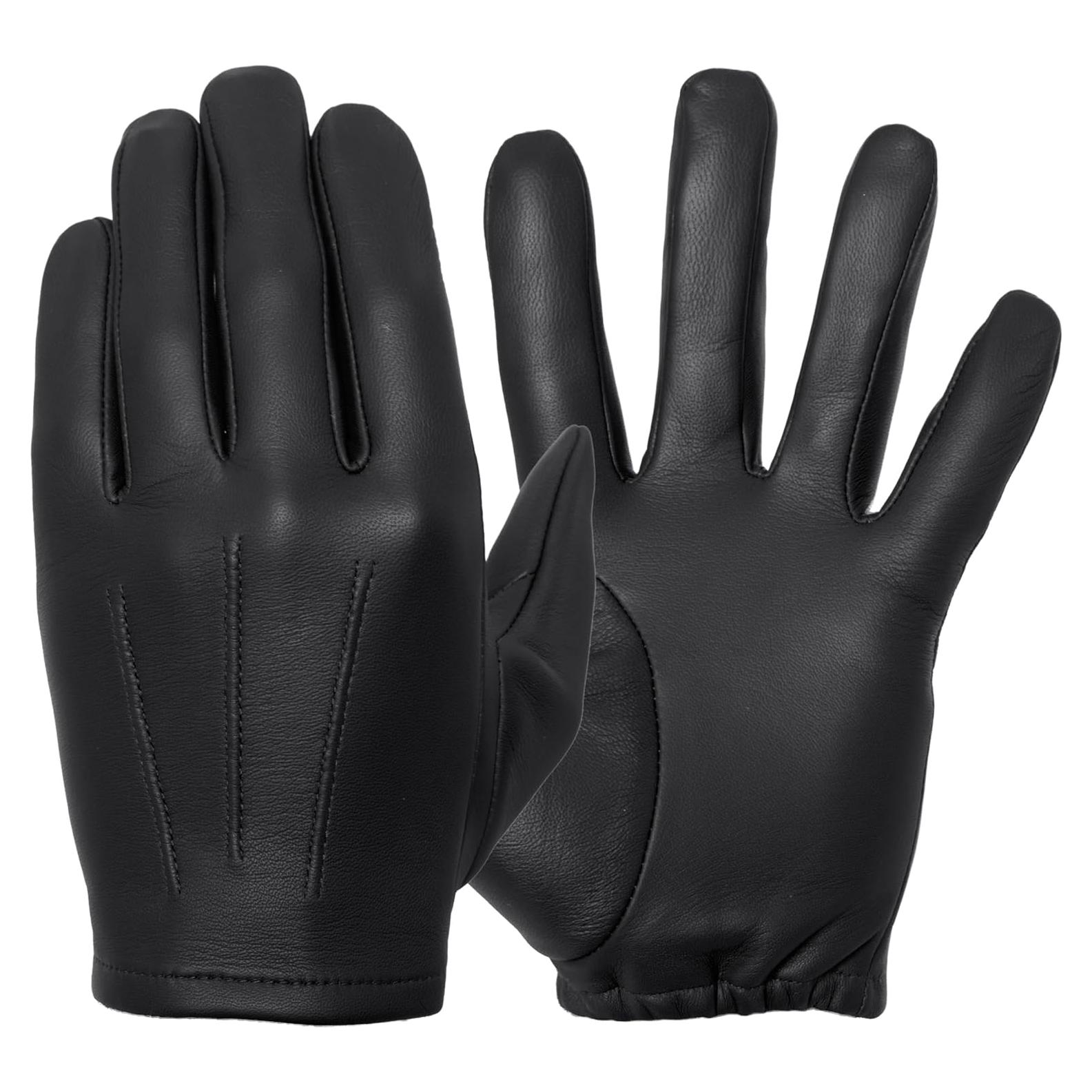 Guantes de Patrulla Tácticos para Hombre TD302 Cuero Cabretta