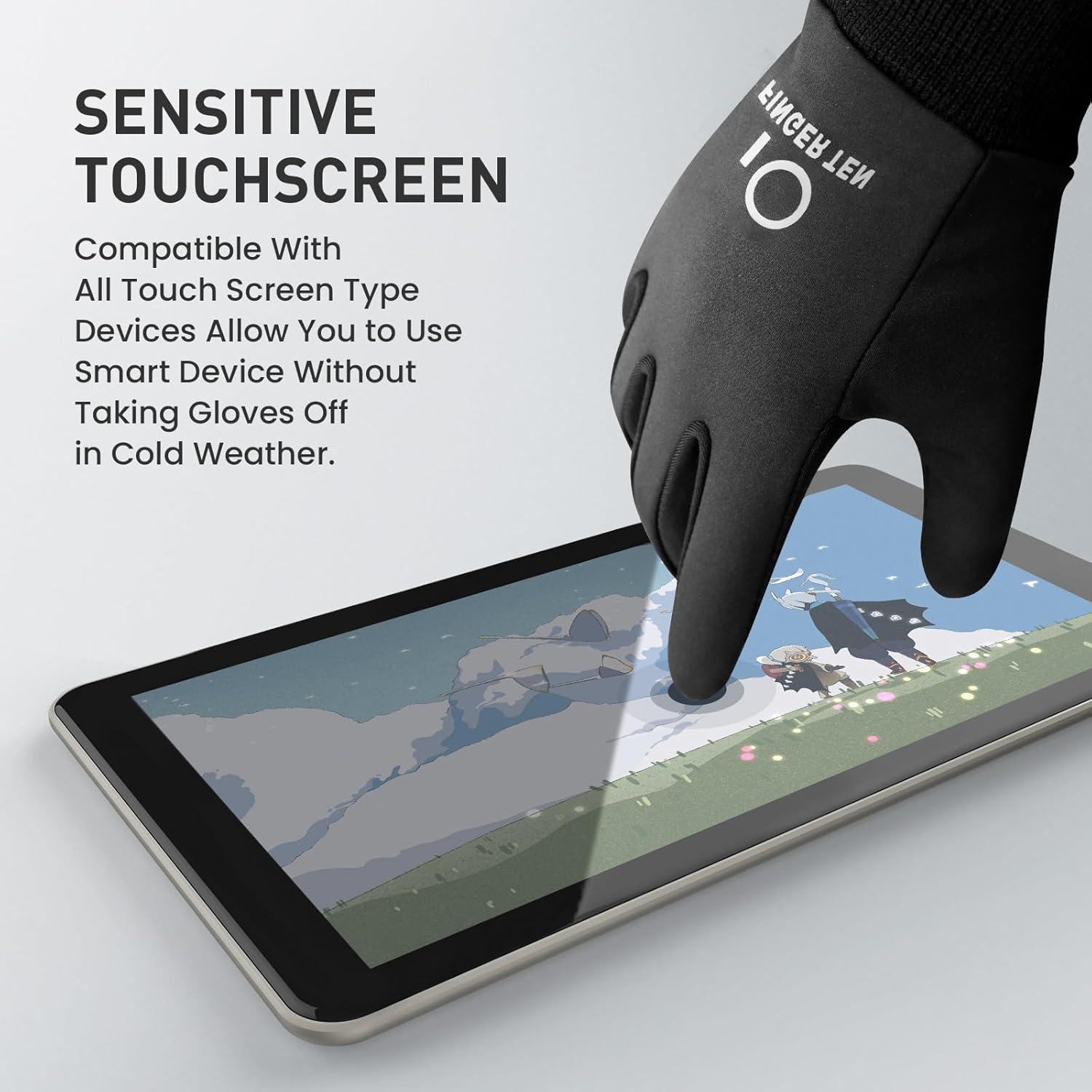 Guantes de Invierno FINGER TEN para Niños Táctiles Térmicos