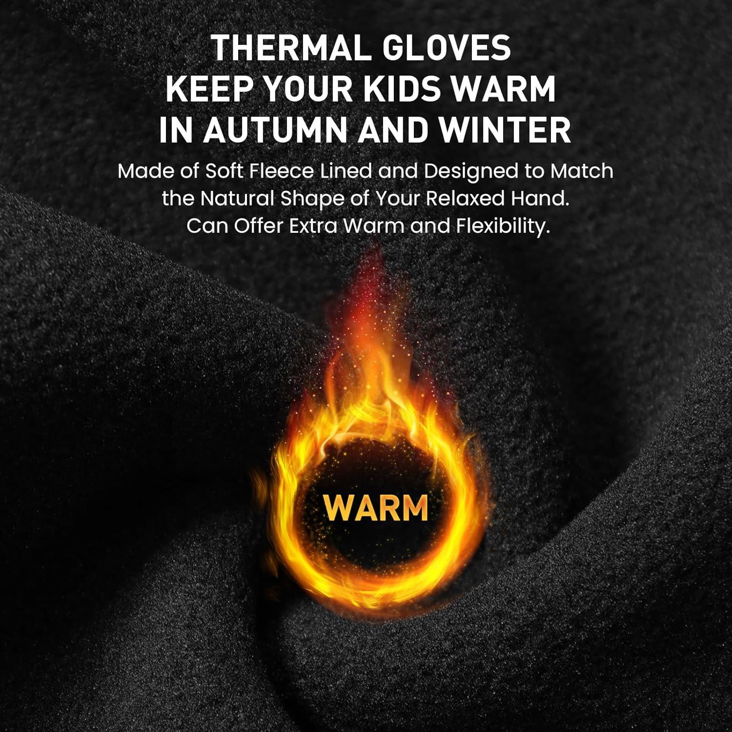 Guantes de Invierno FINGER TEN para Niños Táctiles Térmicos