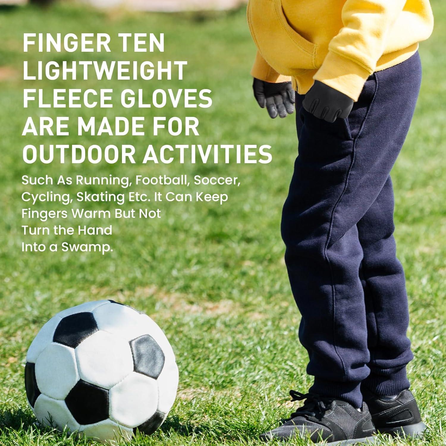 Guantes de Invierno FINGER TEN para Niños Táctiles Térmicos