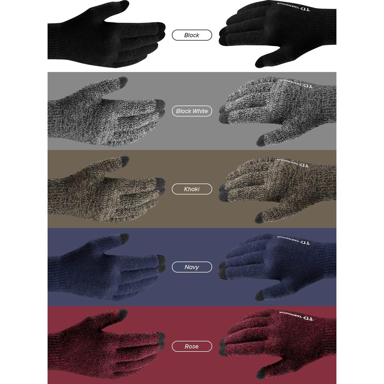 Guantes de Invierno TRENDOUX Unisex Táctiles Antideslizantes