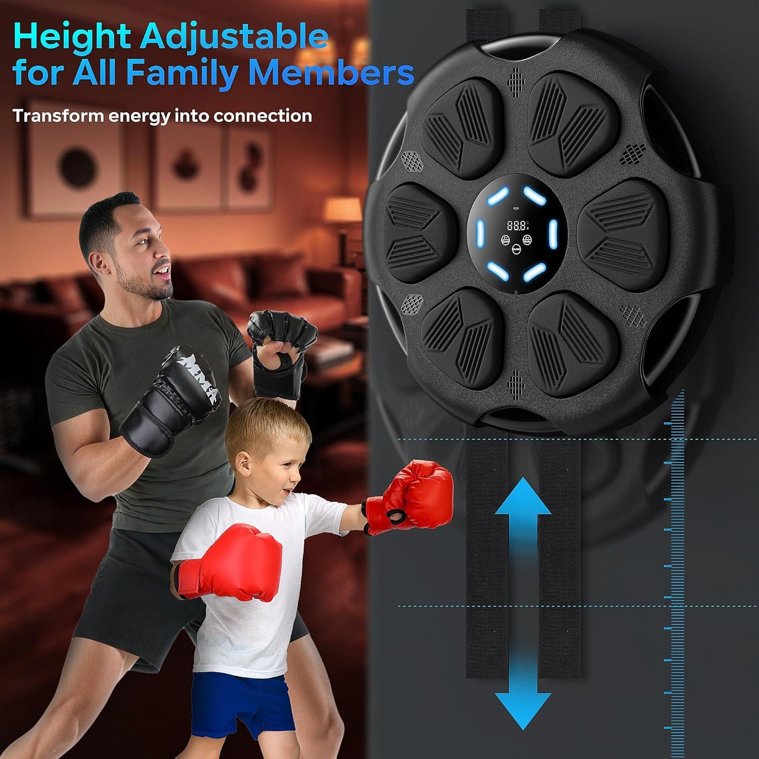 Máquina de Boxeo Musical Inteligente SOHOMACH con Guantes