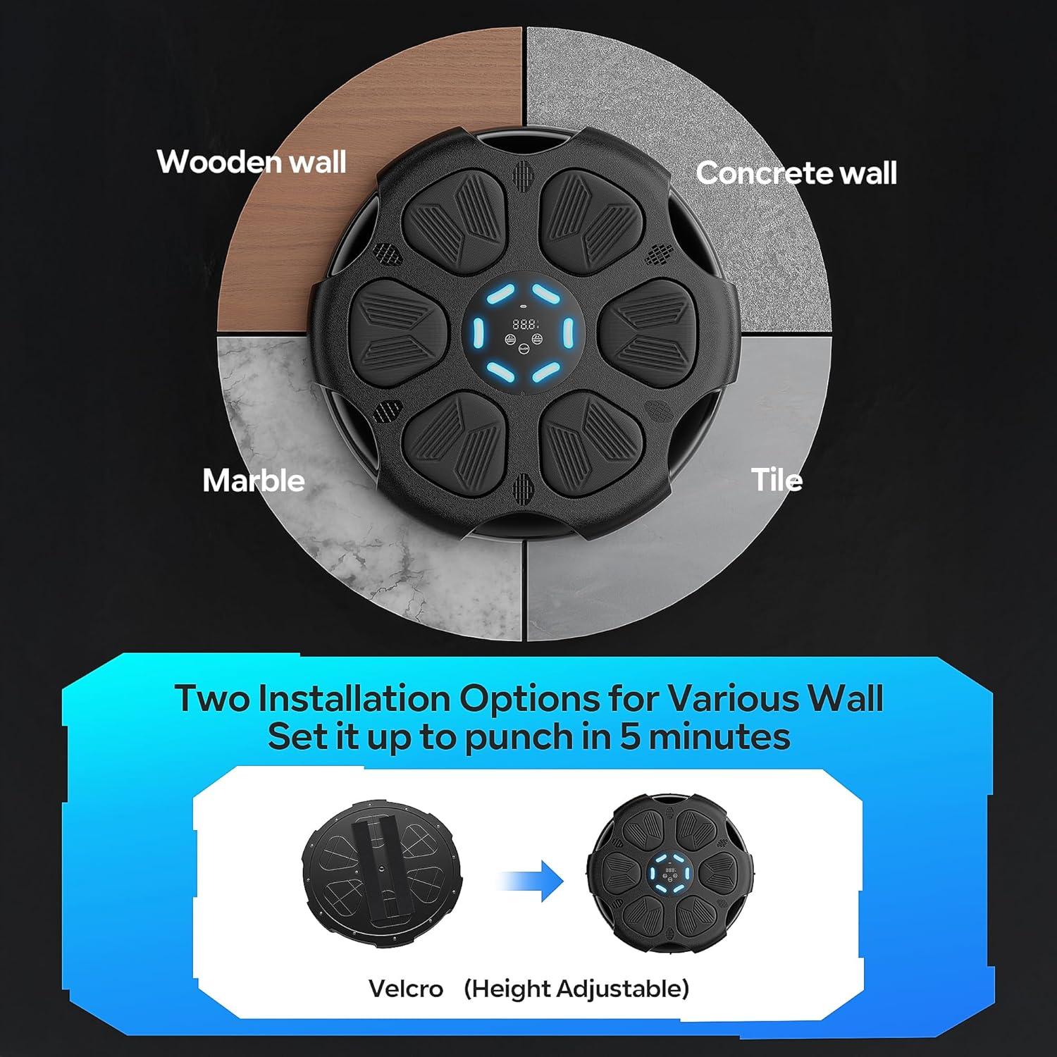 Máquina de Boxeo Musical Inteligente SOHOMACH con Guantes