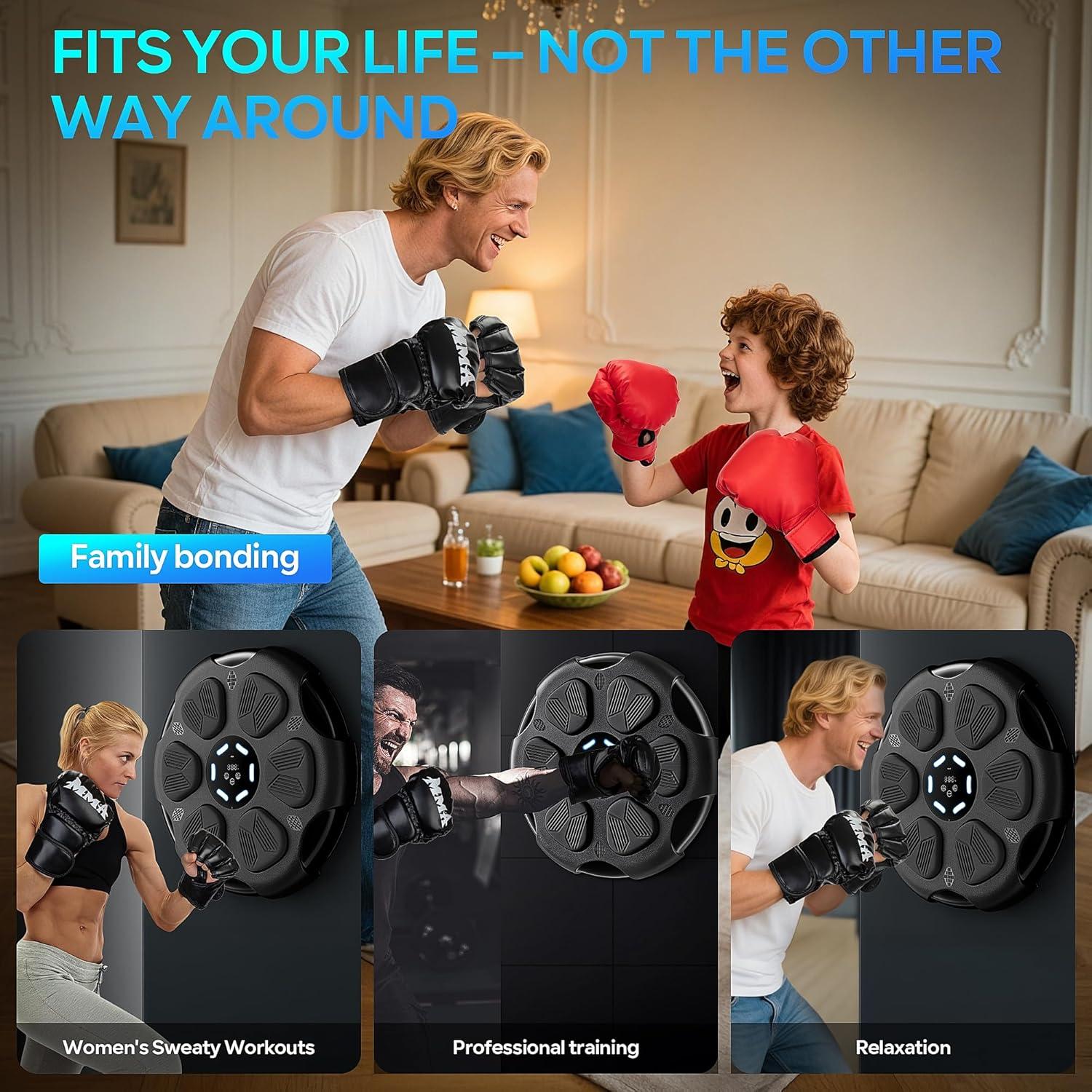 Máquina de Boxeo Musical Inteligente SOHOMACH con Guantes