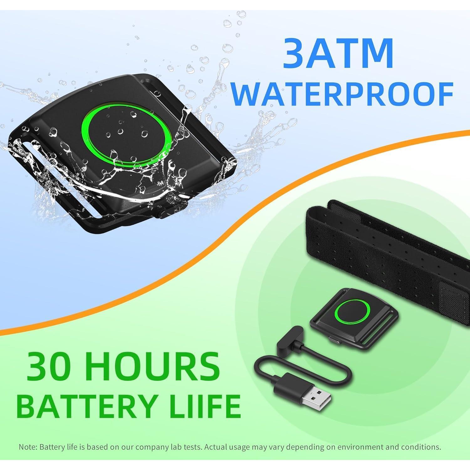 Monitor de Frecuencia Cardíaca EZON Brazo Bluetooth 5.1 LED