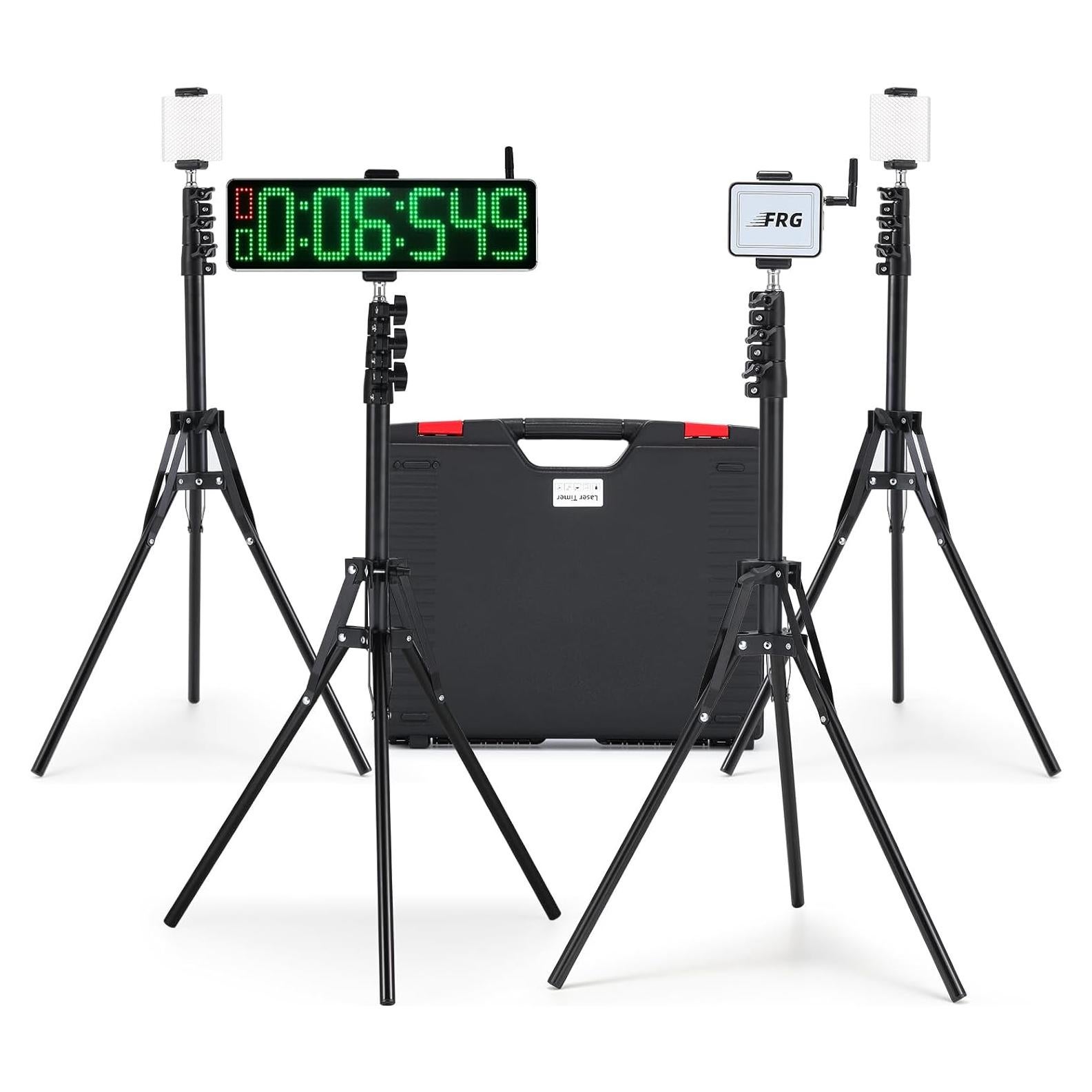 Temporizador Láser Inalámbrico Flyrivergo con Trípode Ajustable