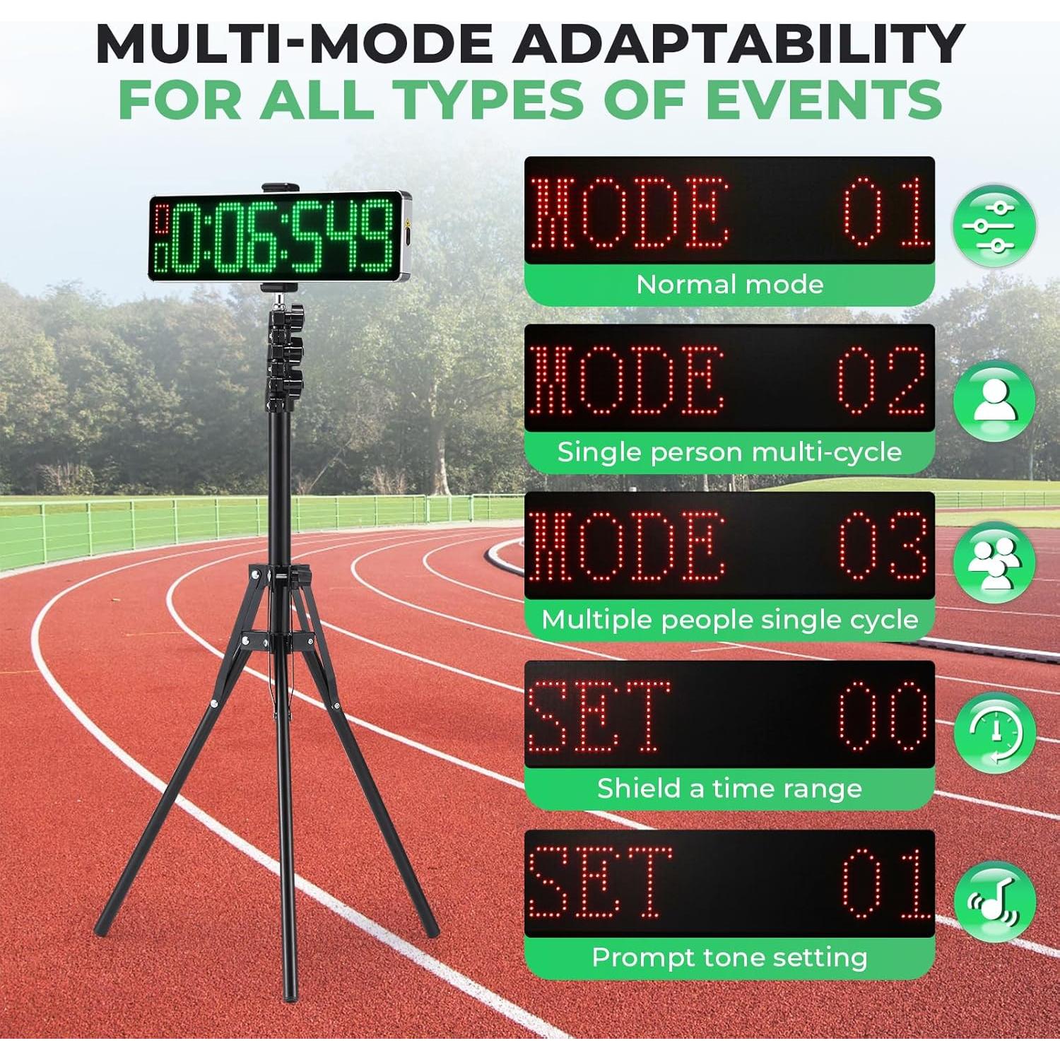 Temporizador Láser Inalámbrico Flyrivergo con Trípode Ajustable