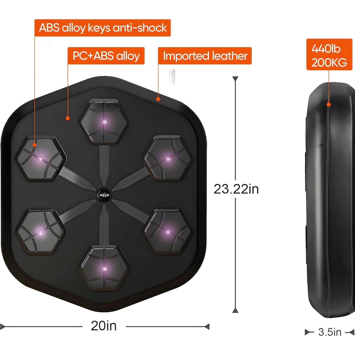 Máquina de Boxeo Inteligente OnePunch V3 LED - Ejercicio en Casa