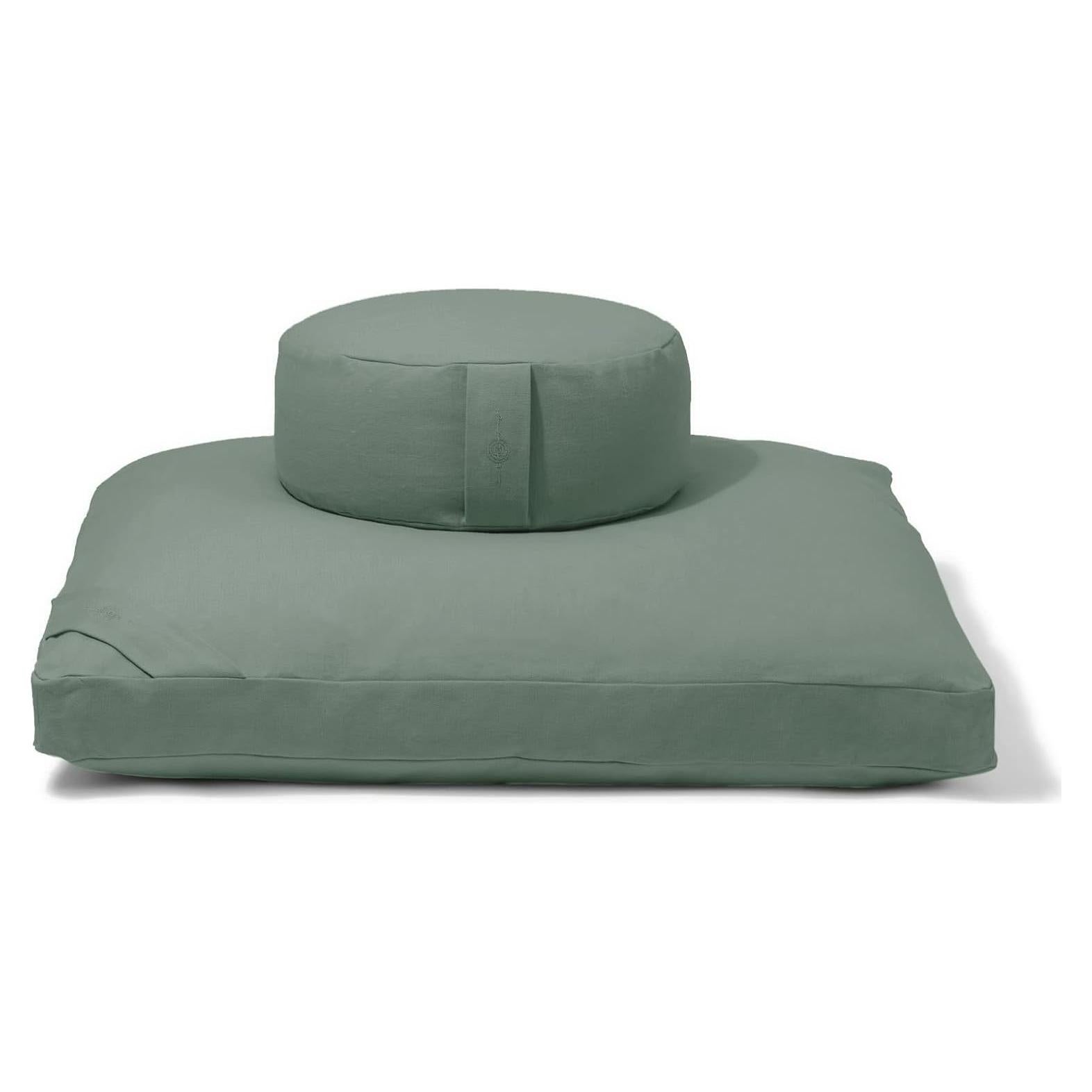 Juego de Cojines de Meditación Renoo - Algodón Orgánico y Lino