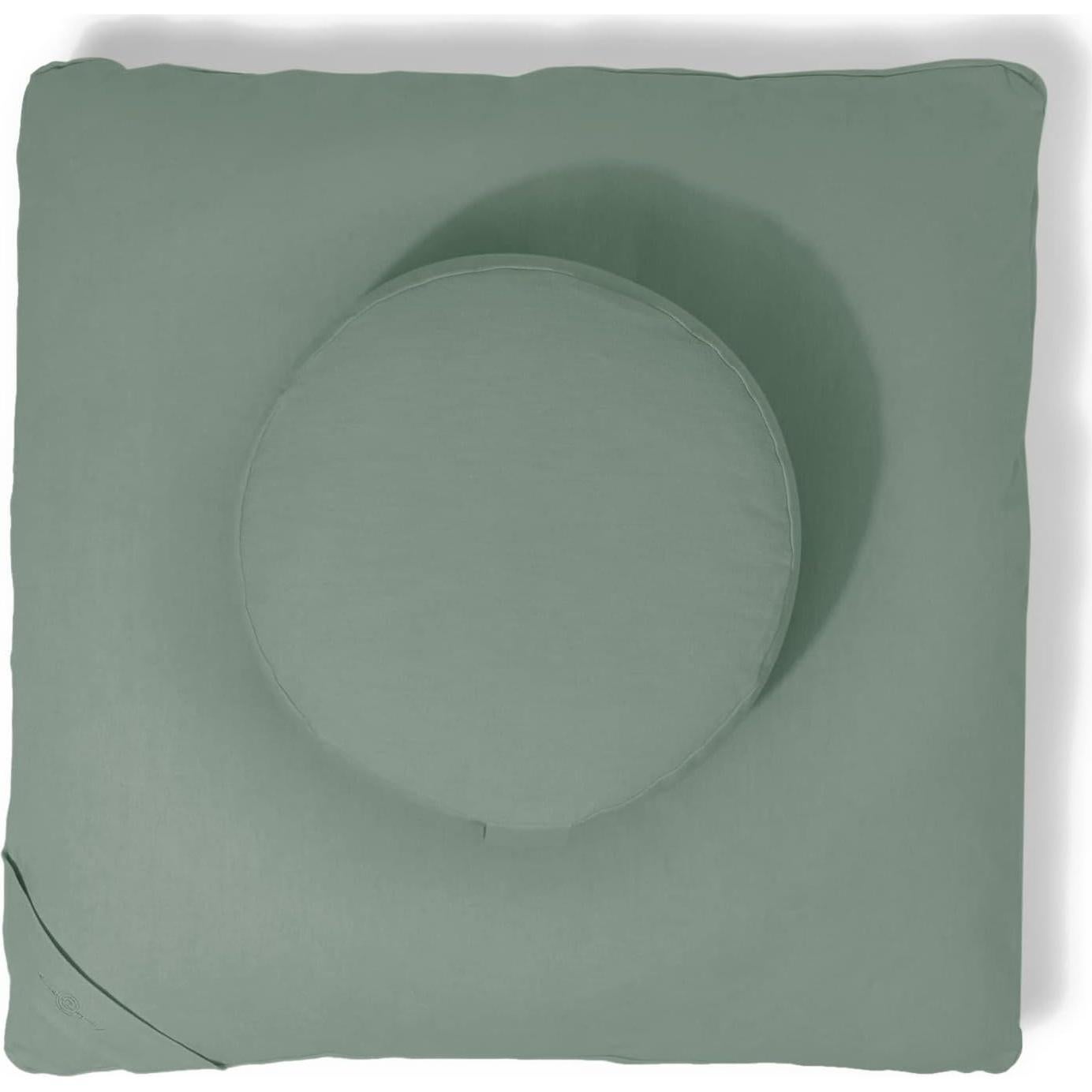 Juego de Cojines de Meditación Renoo - Algodón Orgánico y Lino