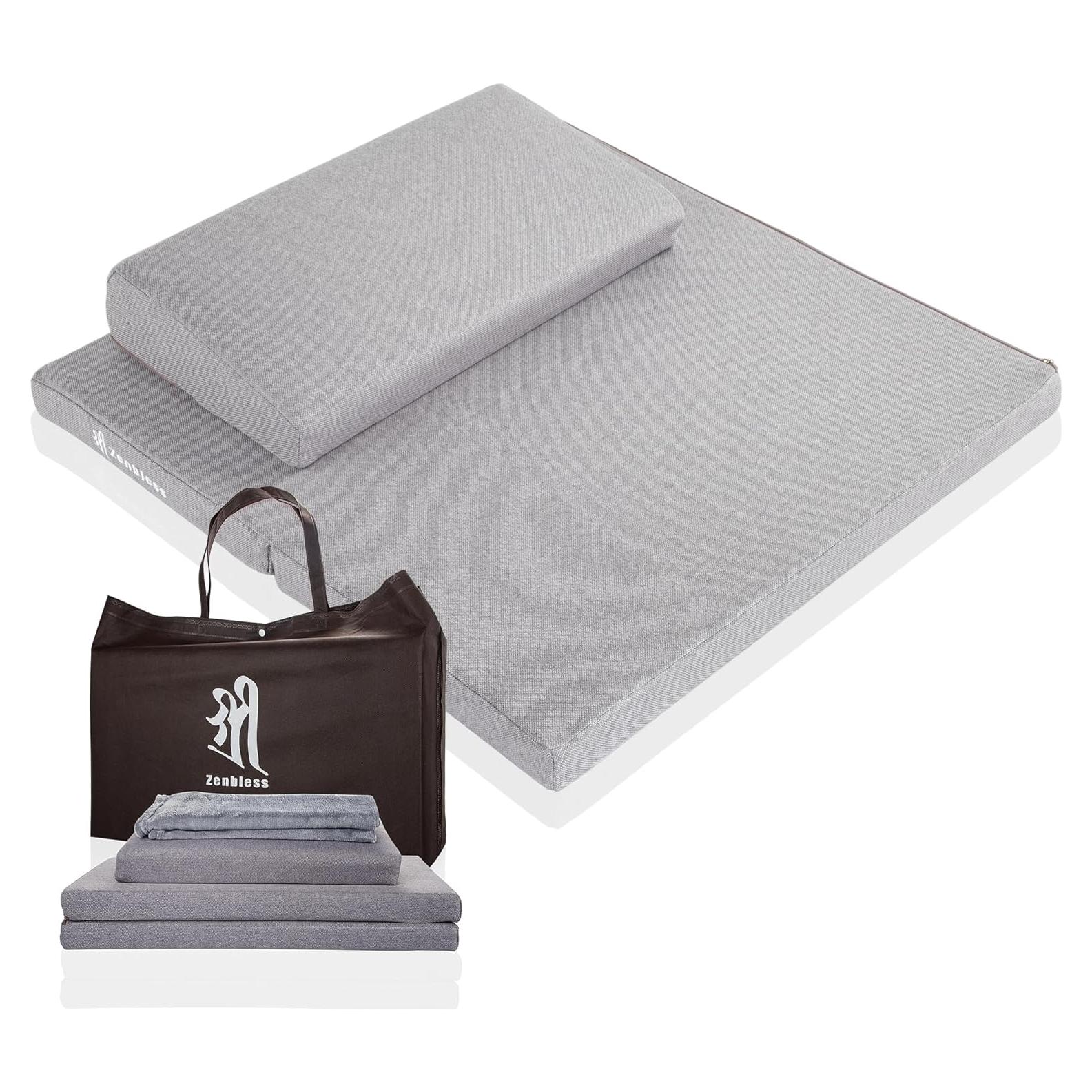 Conjunto de cojines de meditación ZenBless Zafu y Zabuton 60 cm