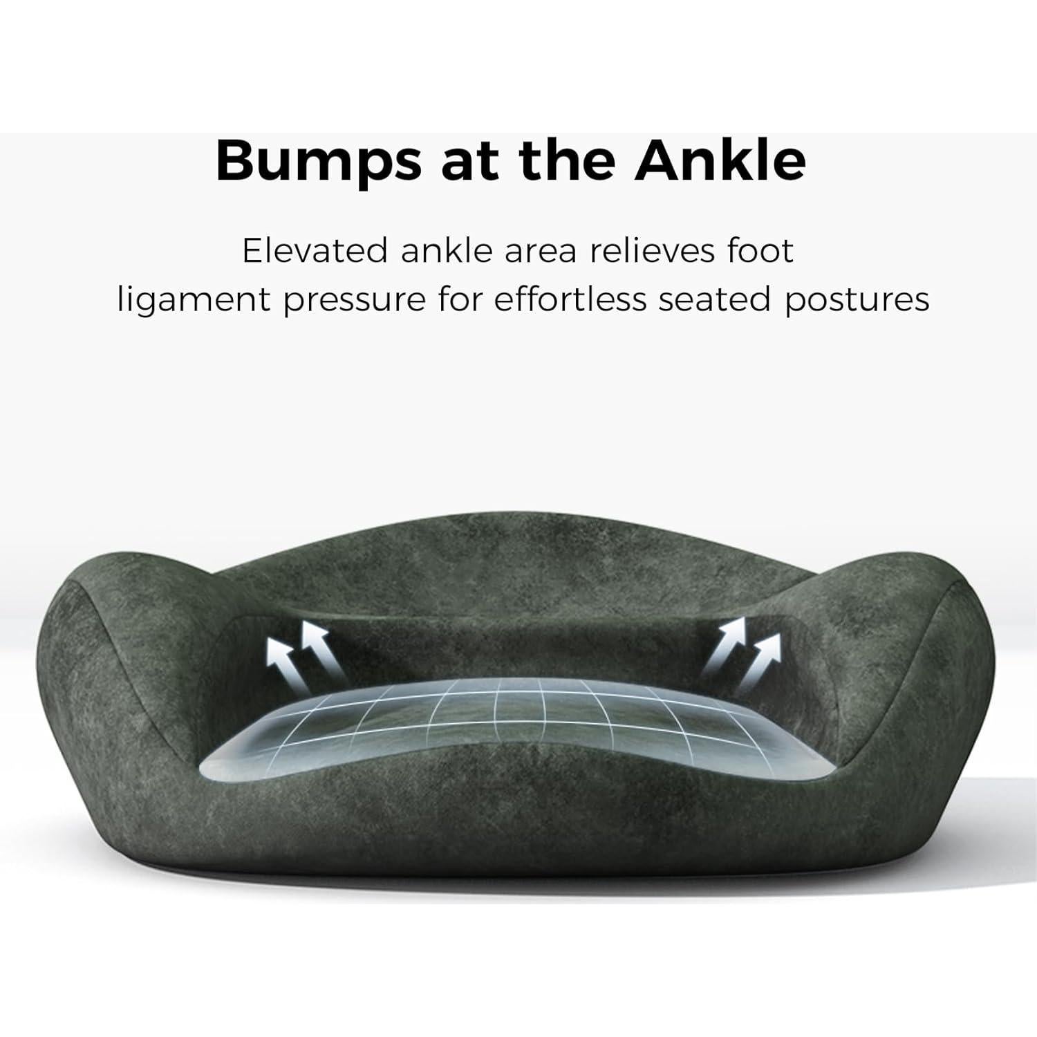 Cojín de Meditación UTJZIB Pro - Espuma con Memoria, 55.88x16.76cm