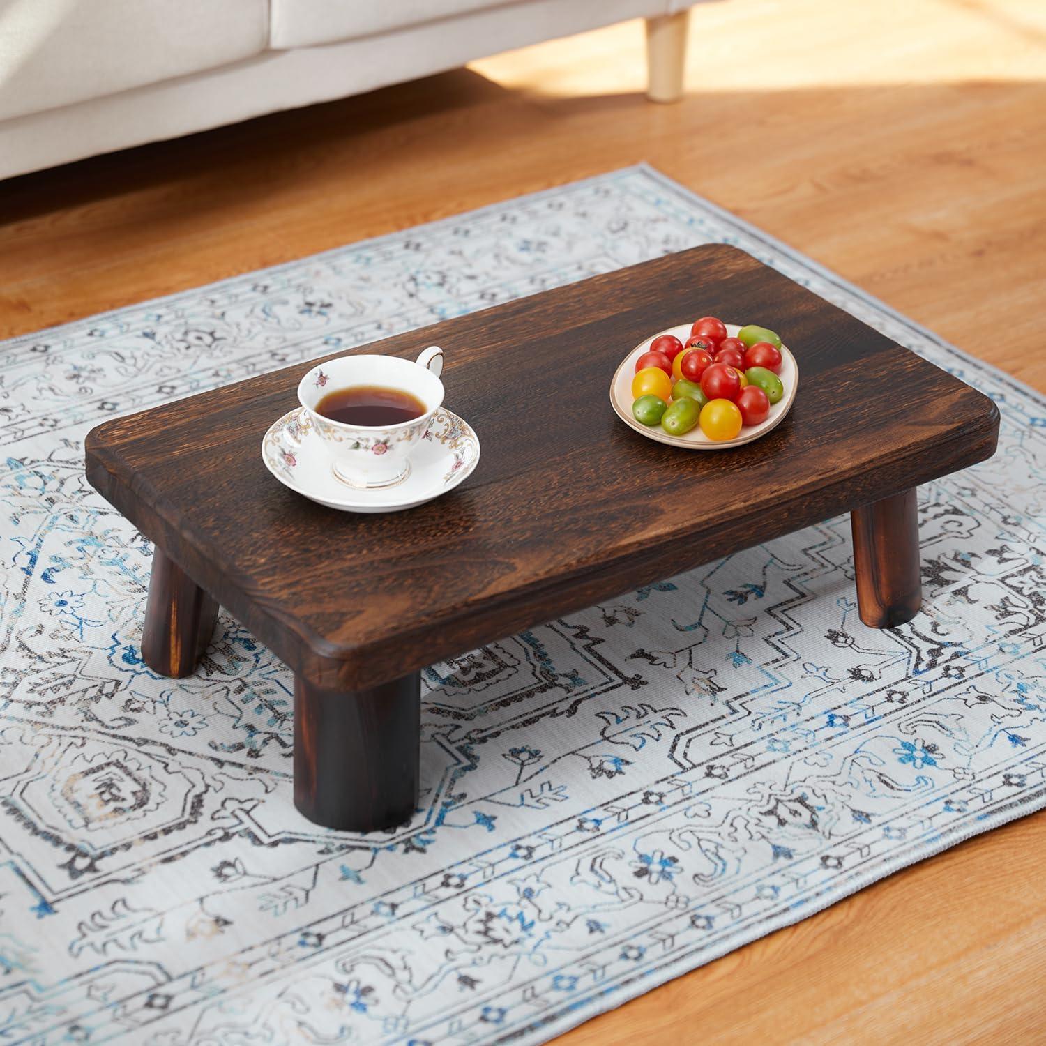 Mesa Baja de Estilo Japonés GZQWDC - Taburete Multifuncional 35x60cm