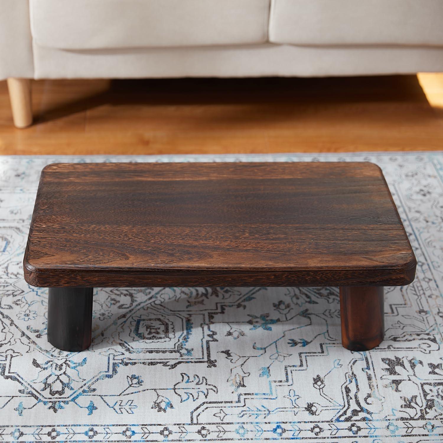 Mesa Baja de Estilo Japonés GZQWDC - Taburete Multifuncional 35x60cm