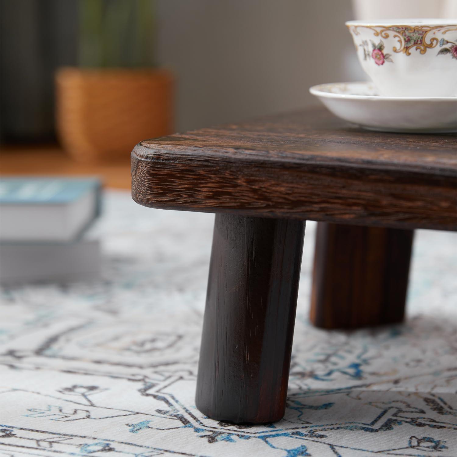 Mesa Baja de Estilo Japonés GZQWDC - Taburete Multifuncional 35x60cm