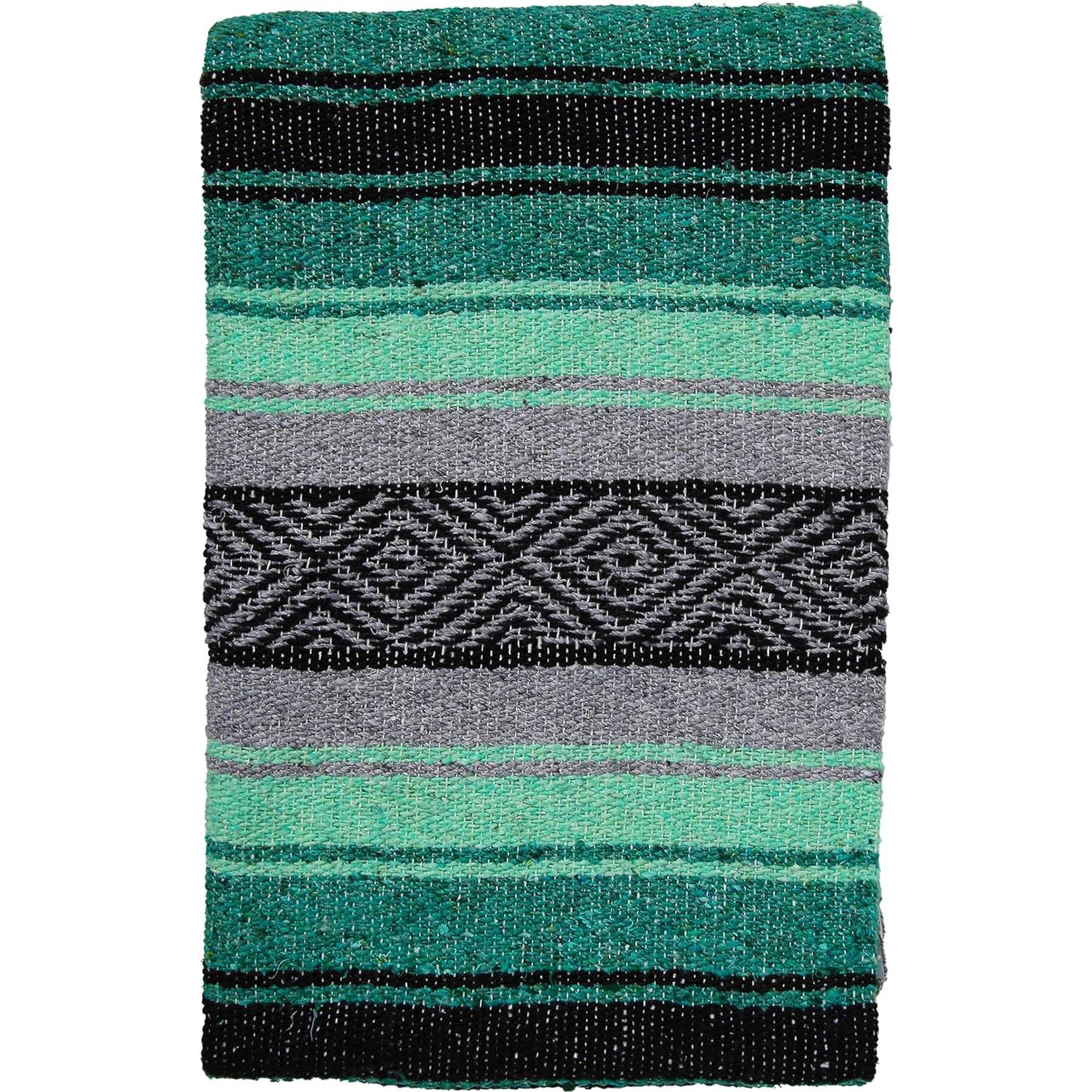 Manta Mexicana para Yoga El Paso Designs 129x188 cm Tejida a Mano