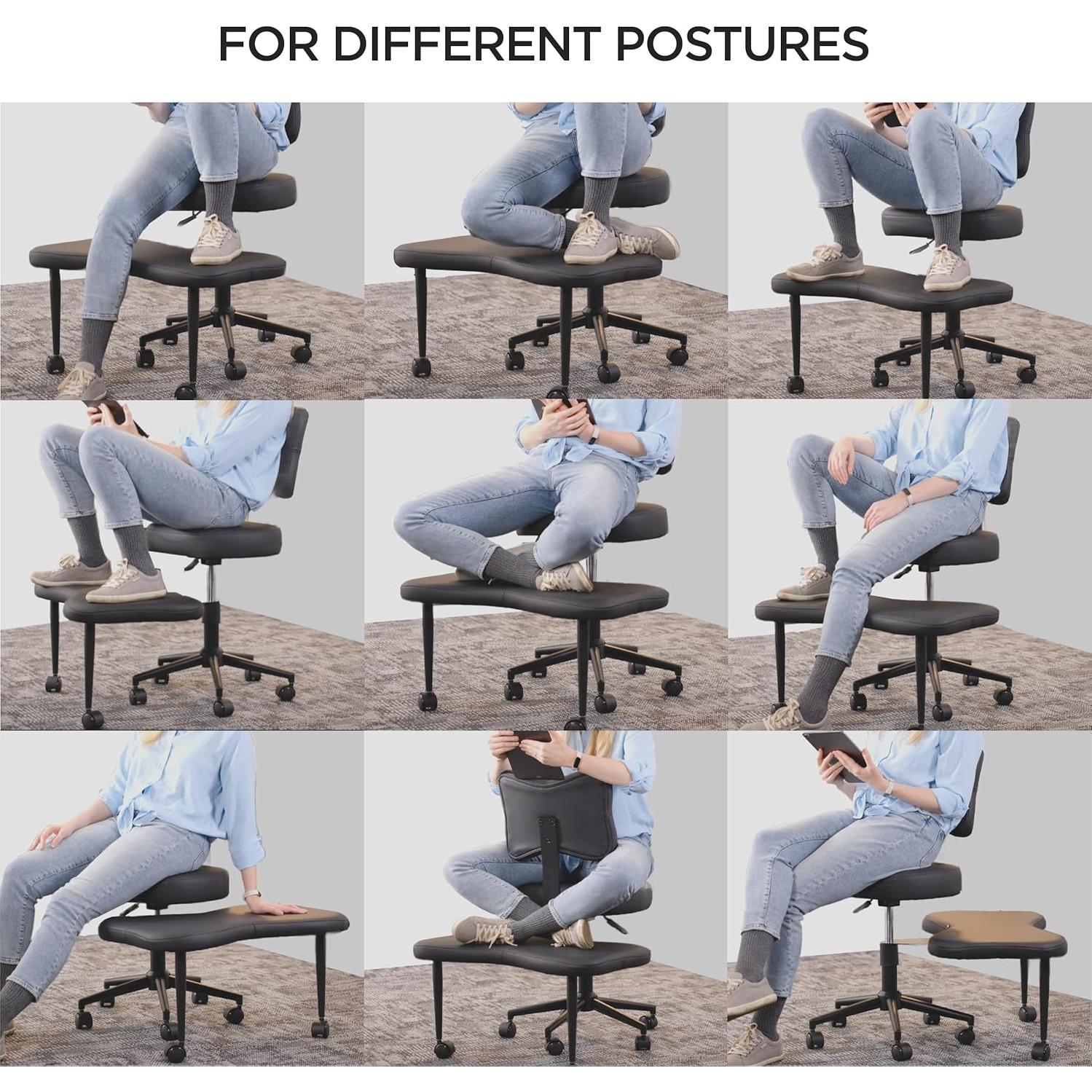 Silla de Meditación Ergonómica Boldworks con Soporte Lumbar