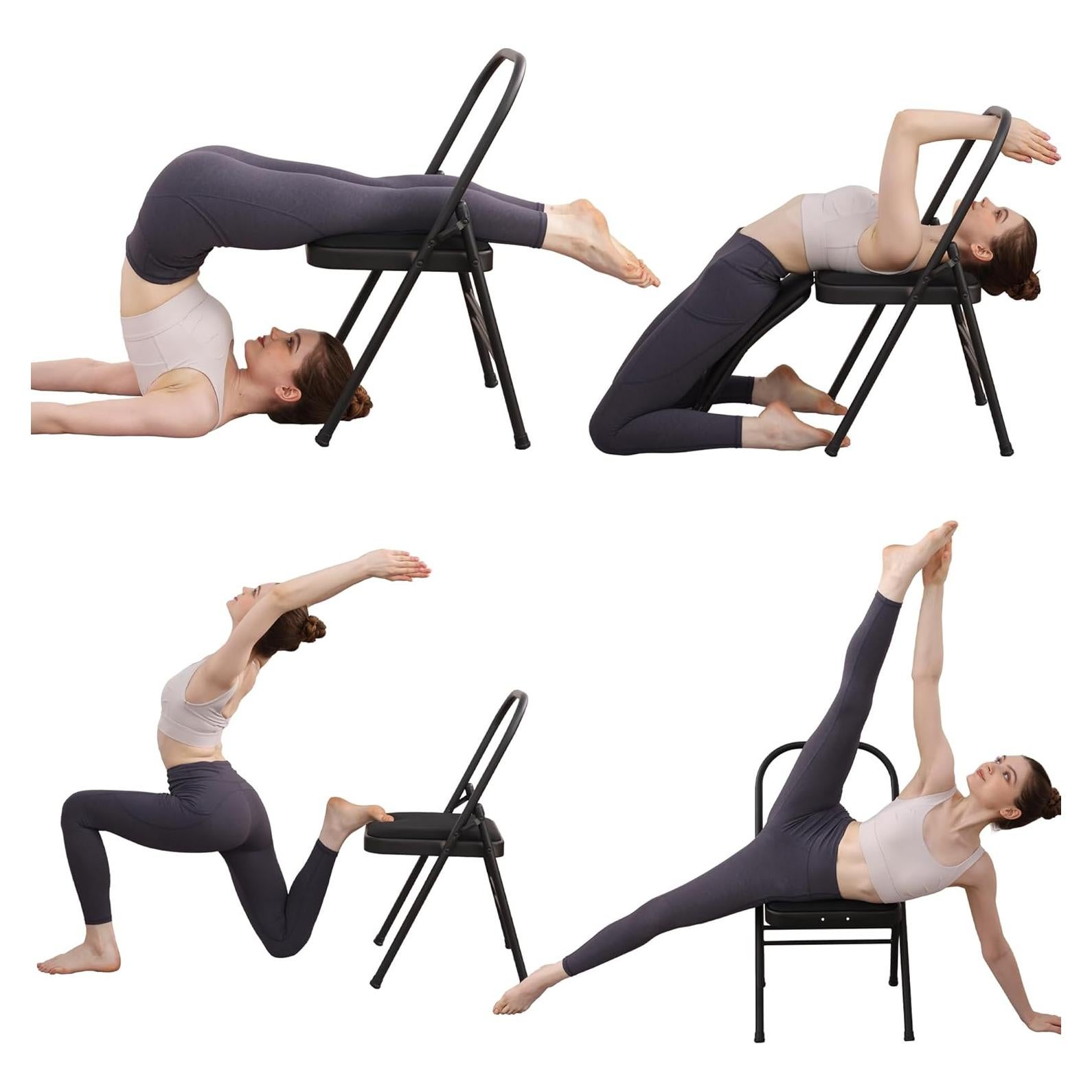 Silla Auxiliar de Yoga Body Rhythm YYBRYAC con Soporte Lumbar
