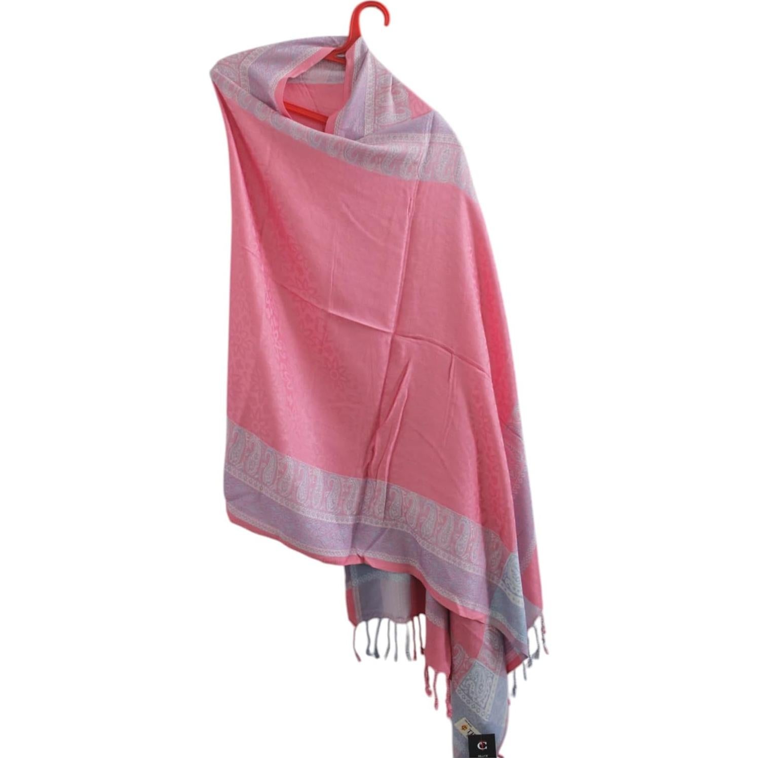 Chal de Meditación de Lana Pura Handmade Oversized 76x203 cm