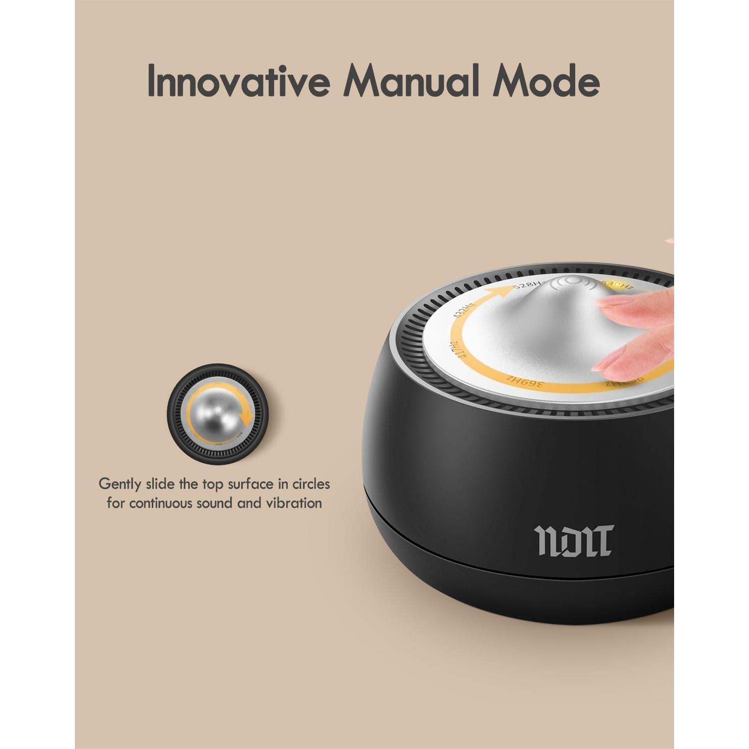 Cuenco Tibetano Cantante Electrónico NDLT Zenbowl Negro 8 Frecuencias