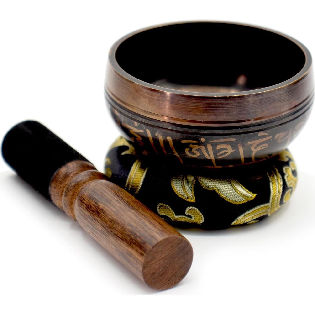 Cuenco Tibetano de Meditación DomeStar 8 cm Hecho a Mano